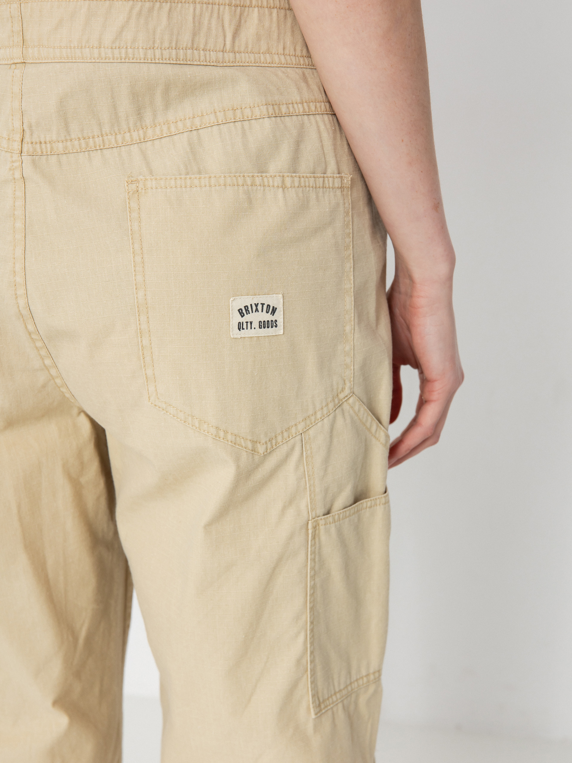 Штани Brixton Utility Overall Wmn (pale khaki)