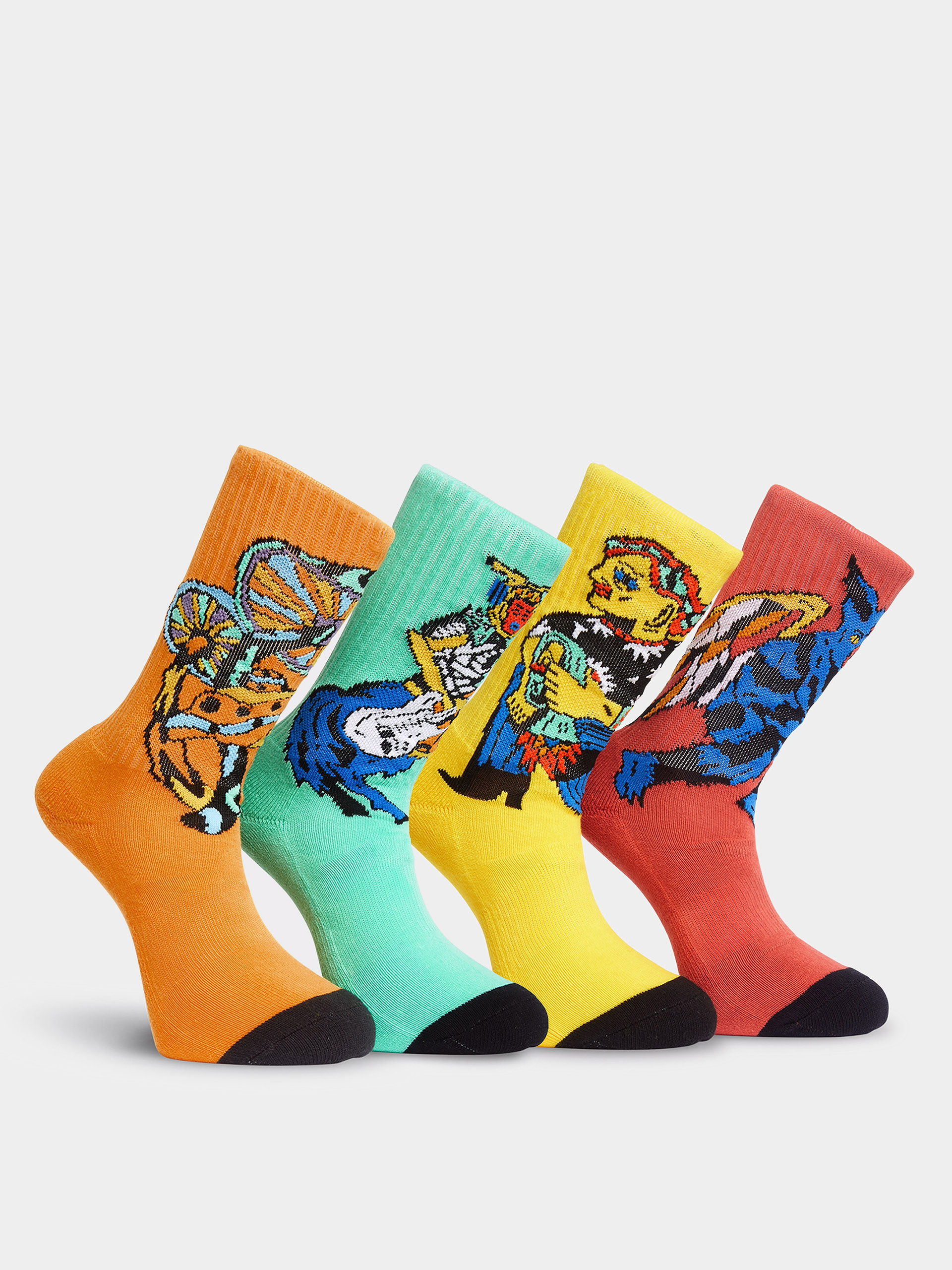  Шкарпетки Volcom Fa Bob Mollema 4Pk (mint)