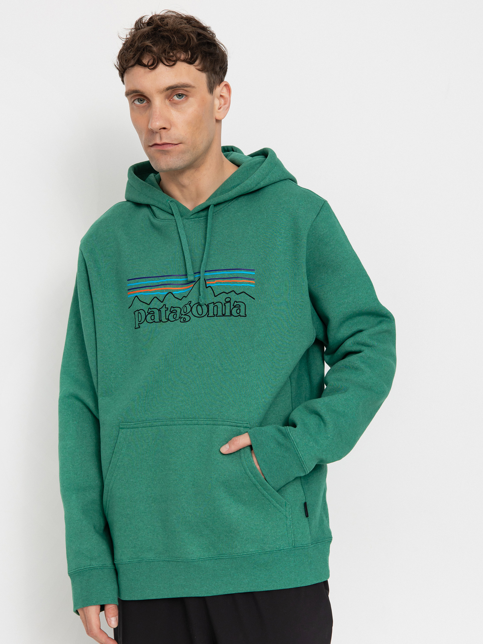 Худі Patagonia P 6 Logo Uprisal HD (p-6 outline/heartleaf green)