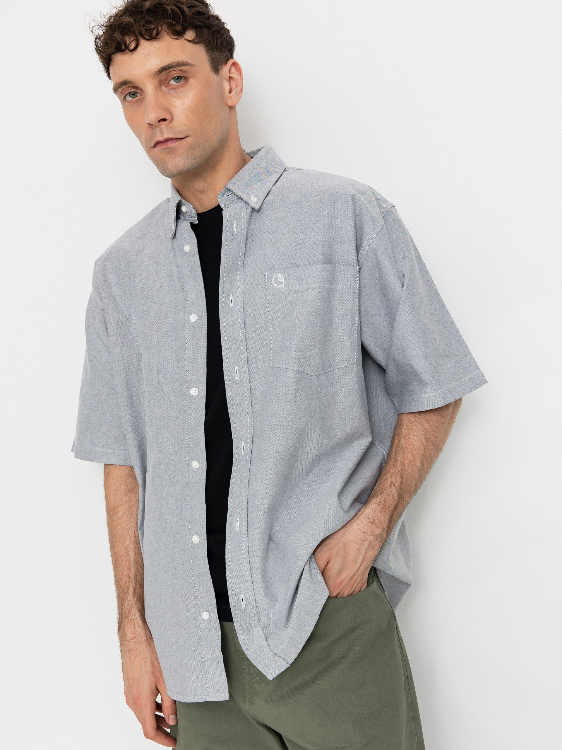 Сорочка Carhartt WIP Braxton (graphite/wax)
