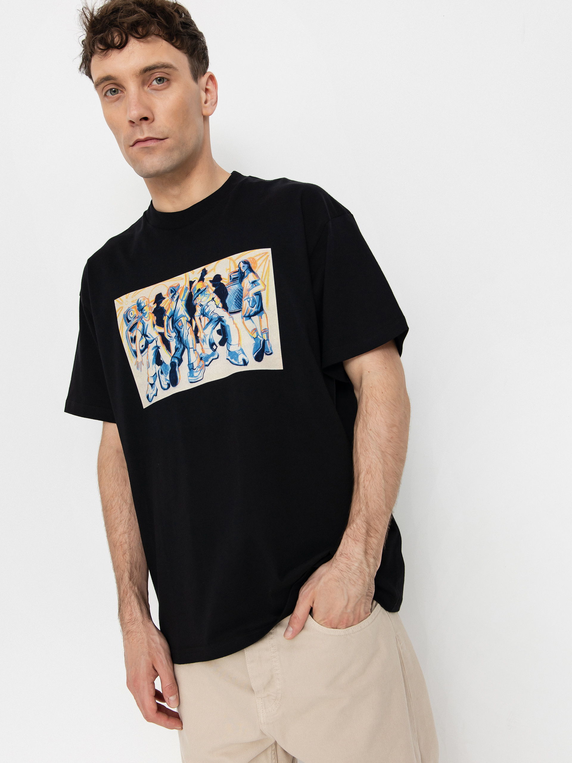 Футболка Carhartt WIP Cai Arfon Bellis (black)