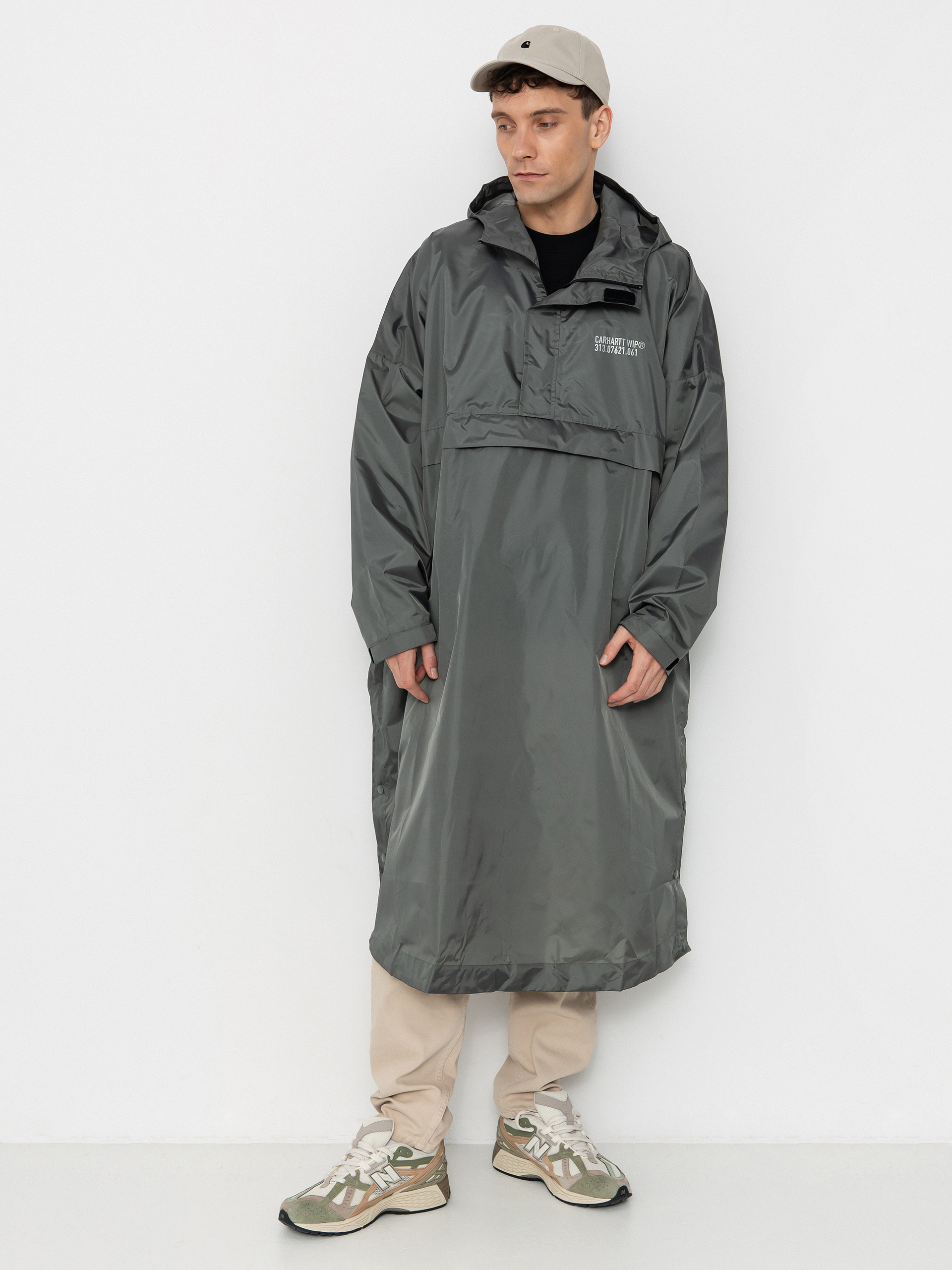 Дощовик Carhartt WIP Tour Packable Rain Poncho (smoke green/reflective)