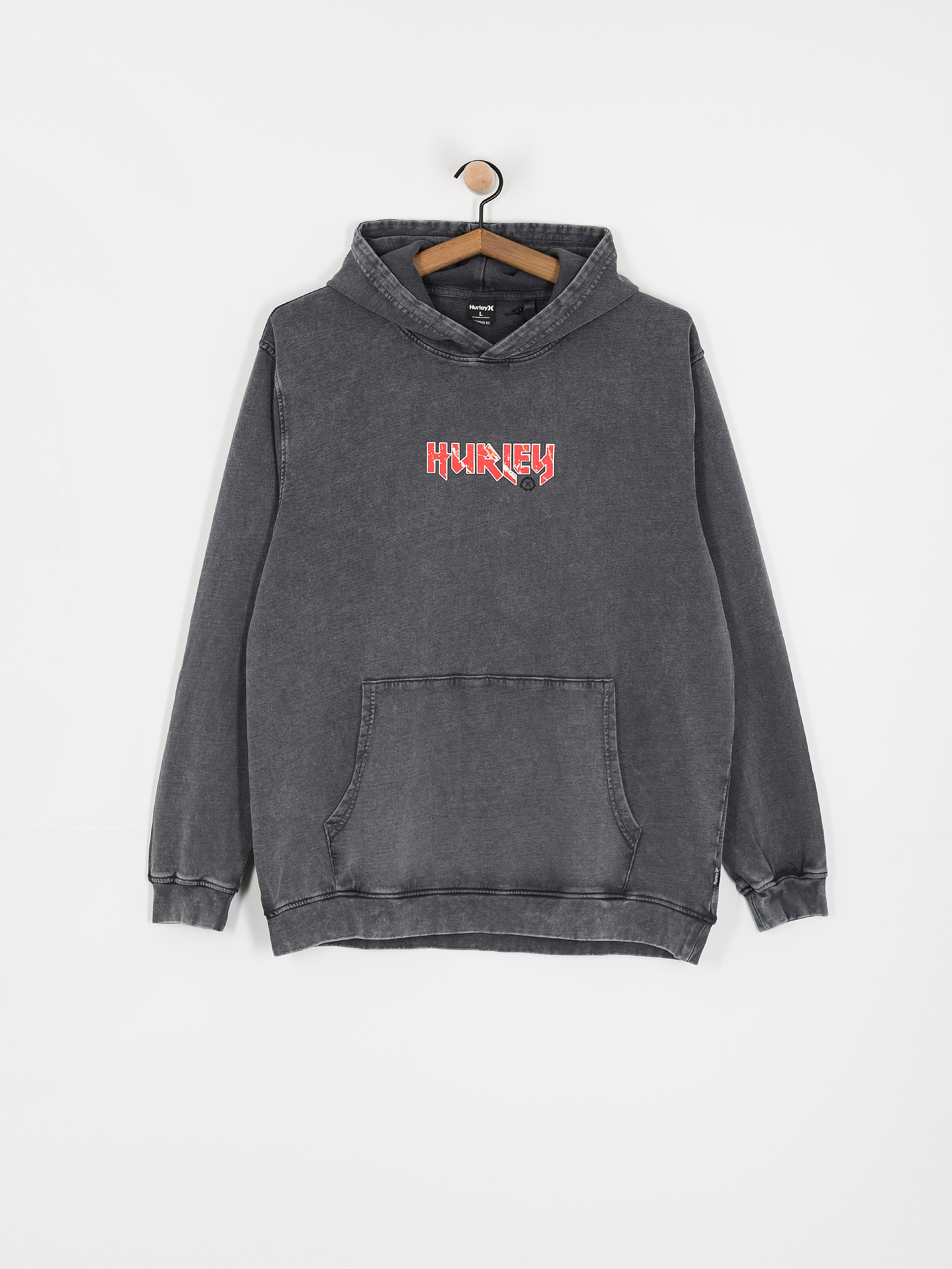Худі Hurley Wave Addiction HD (dark stone grey)