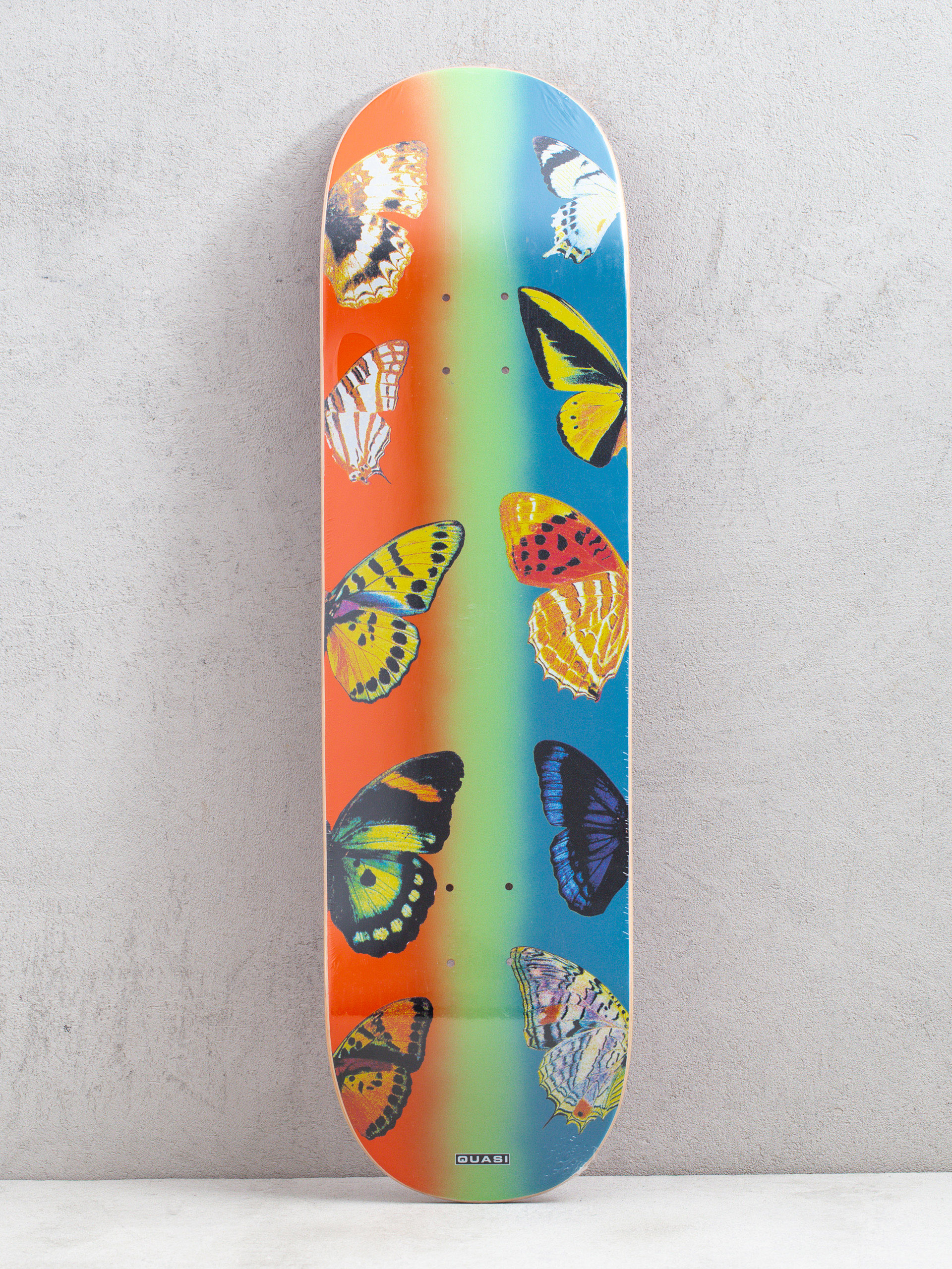 Декa Quasi Skateboards Butterfly 2 (orange/green/blue)