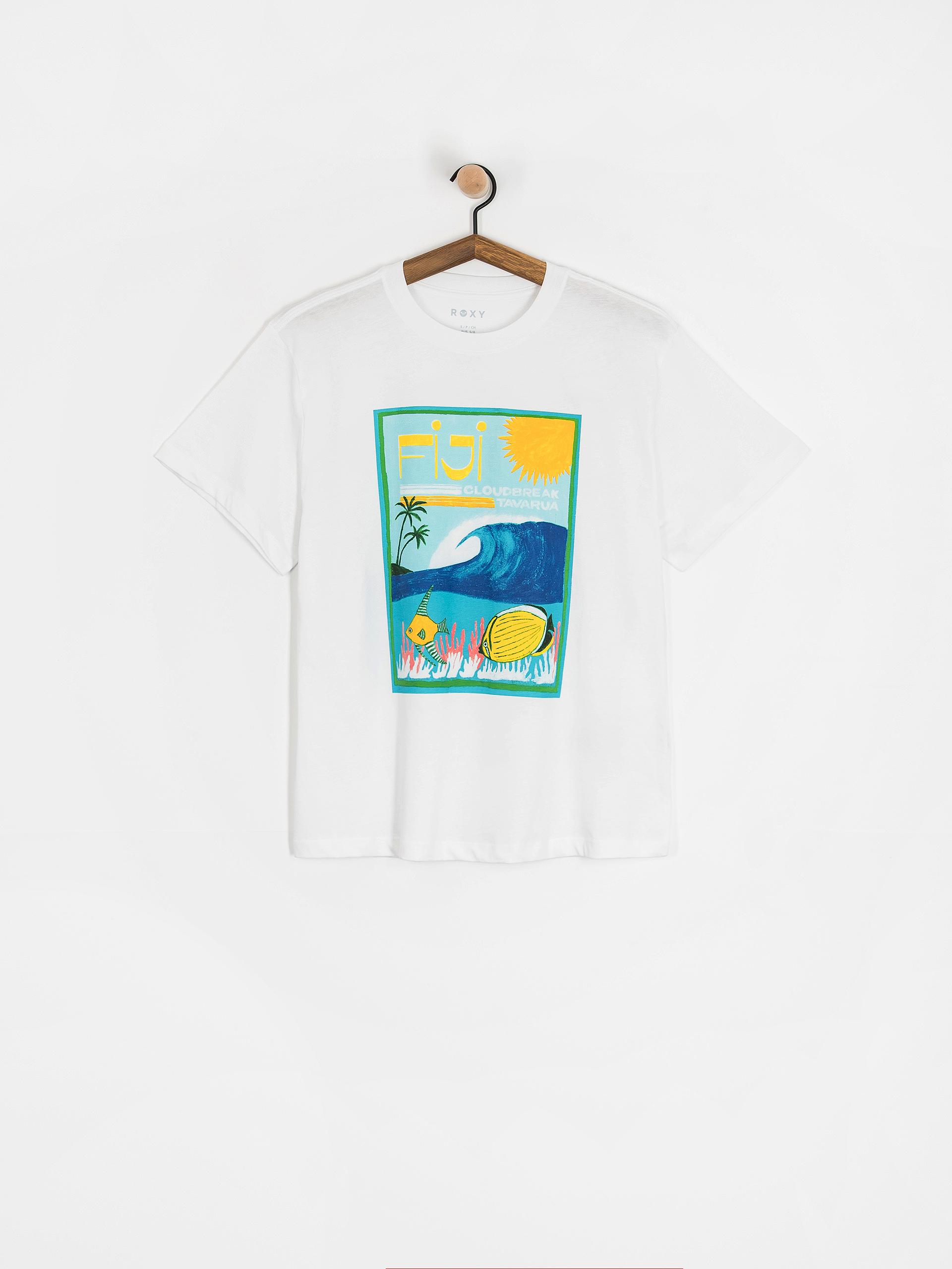 Футболка Roxy Atlas Hangloose Wmn (bright white fiji)