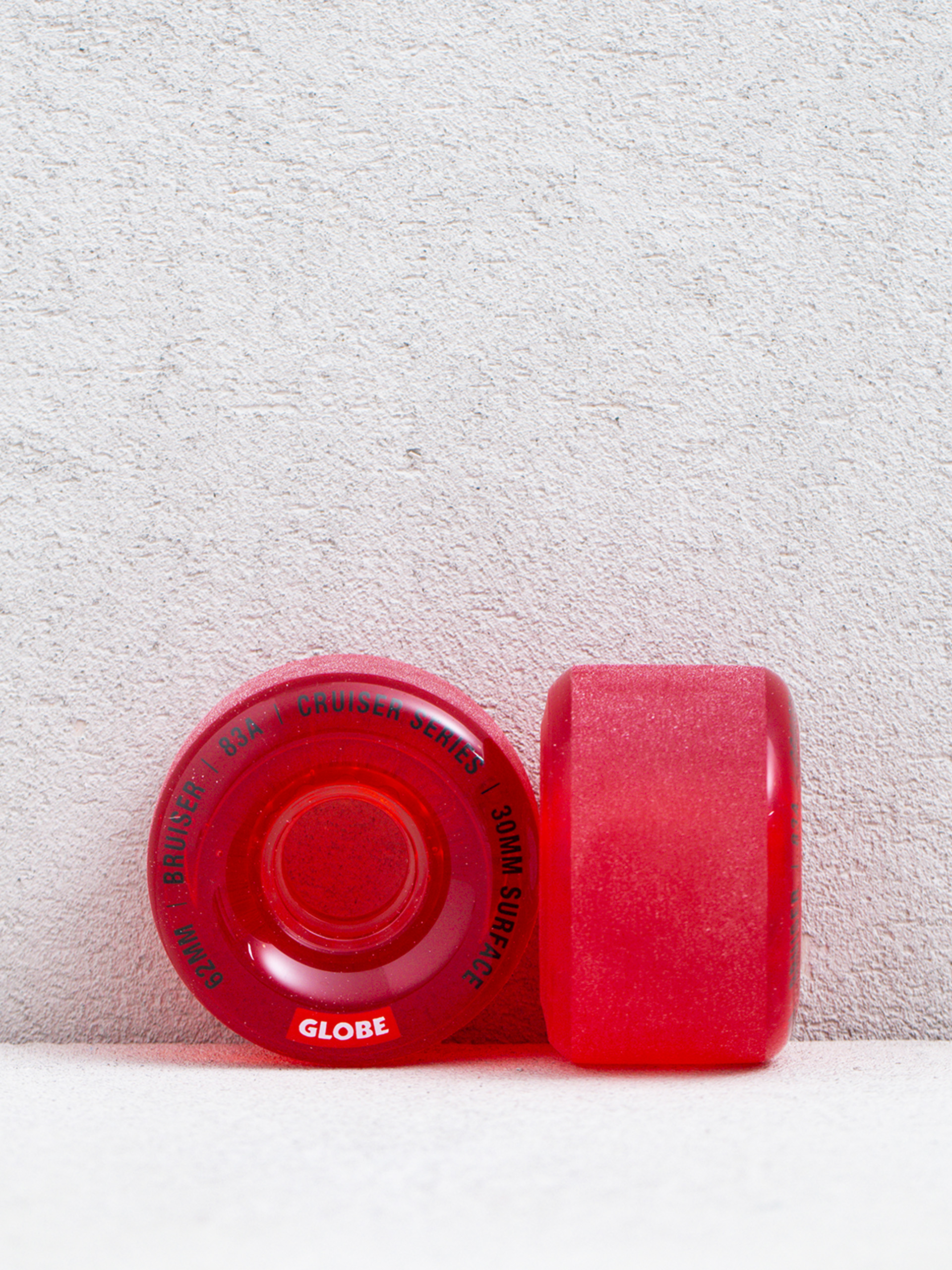 Колеса Globe Bruiser (clear red)