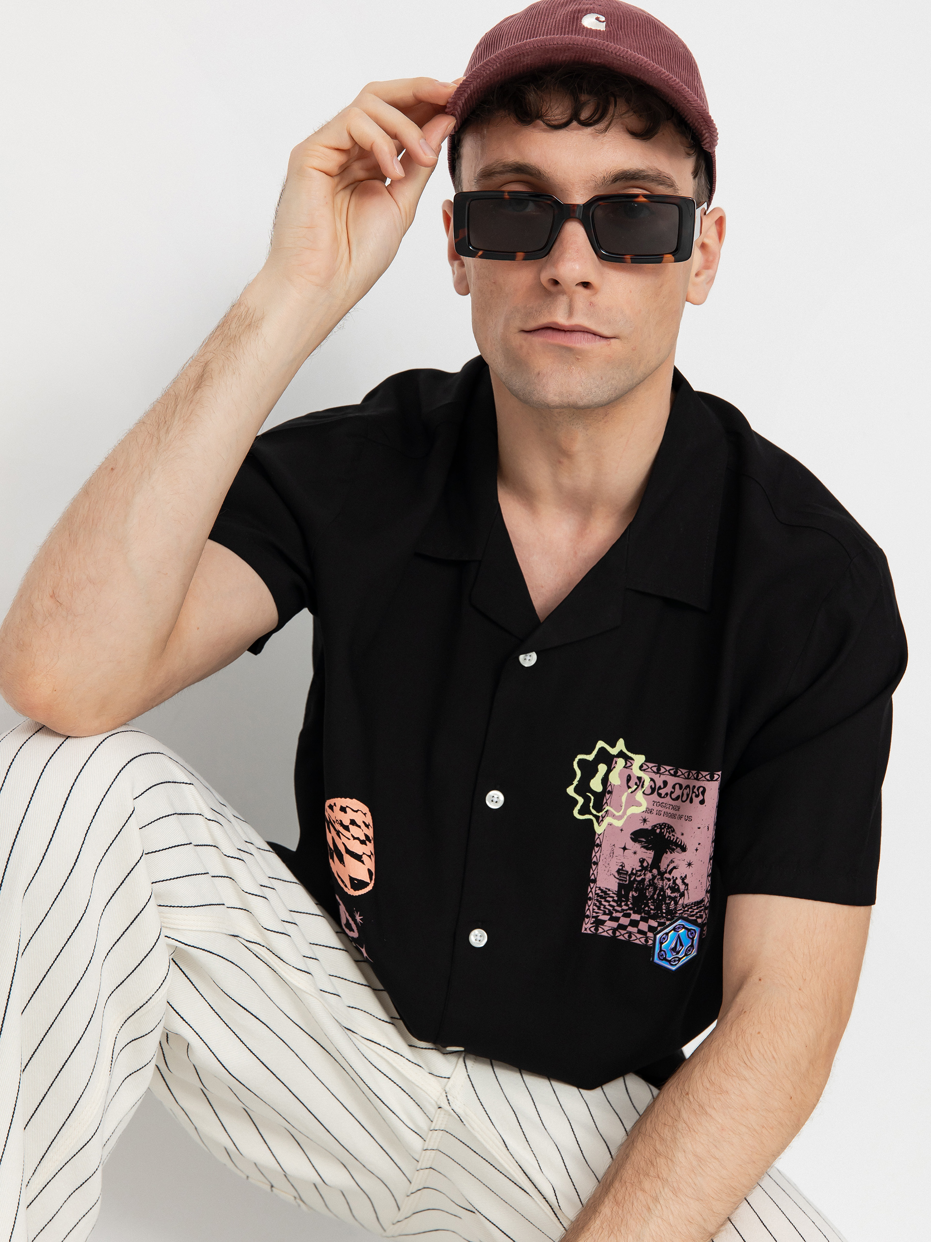 Сорочка Volcom Fa F Rygalski (black)