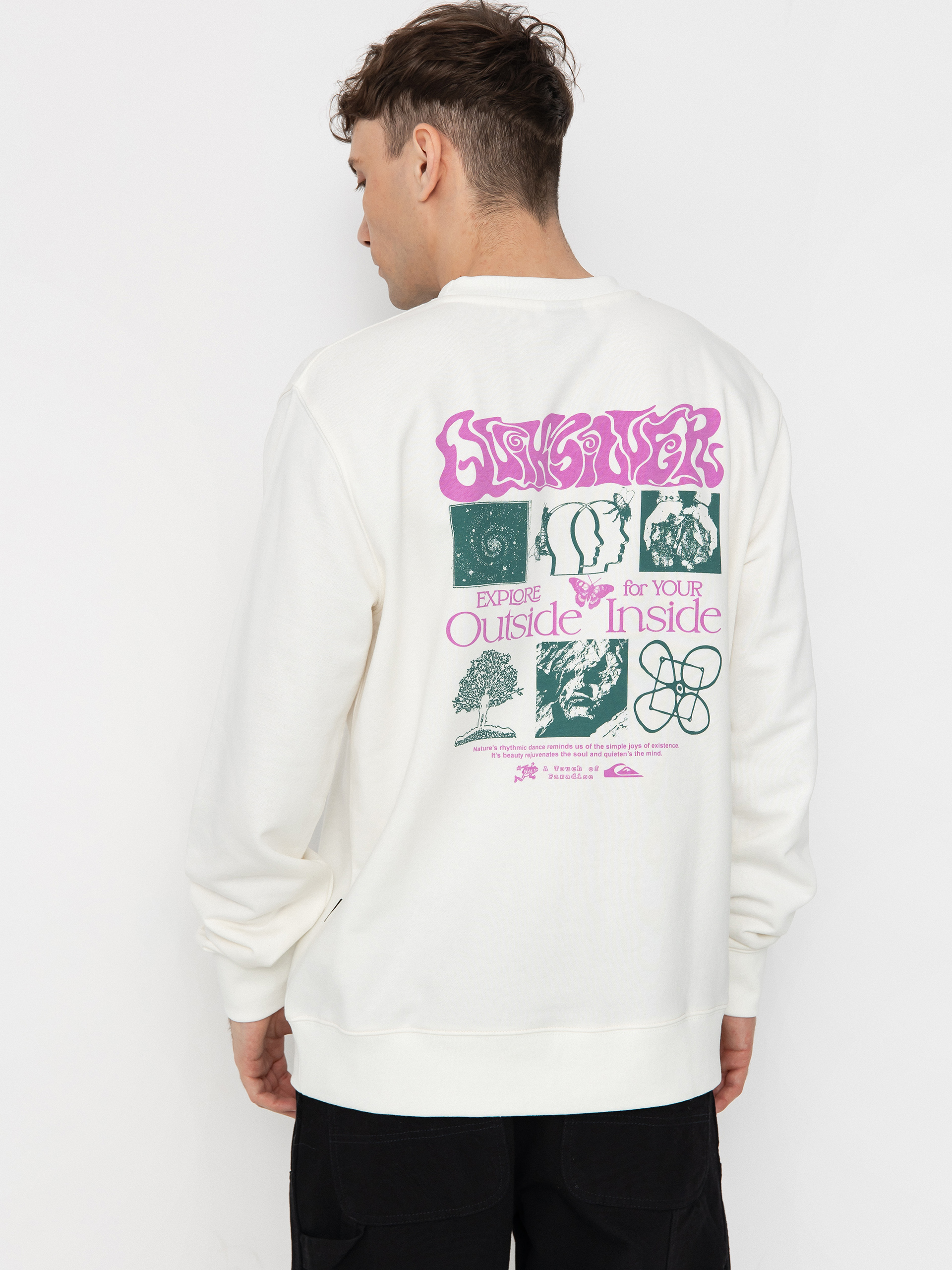 Світшот Quiksilver Graphic Mix (snow white)