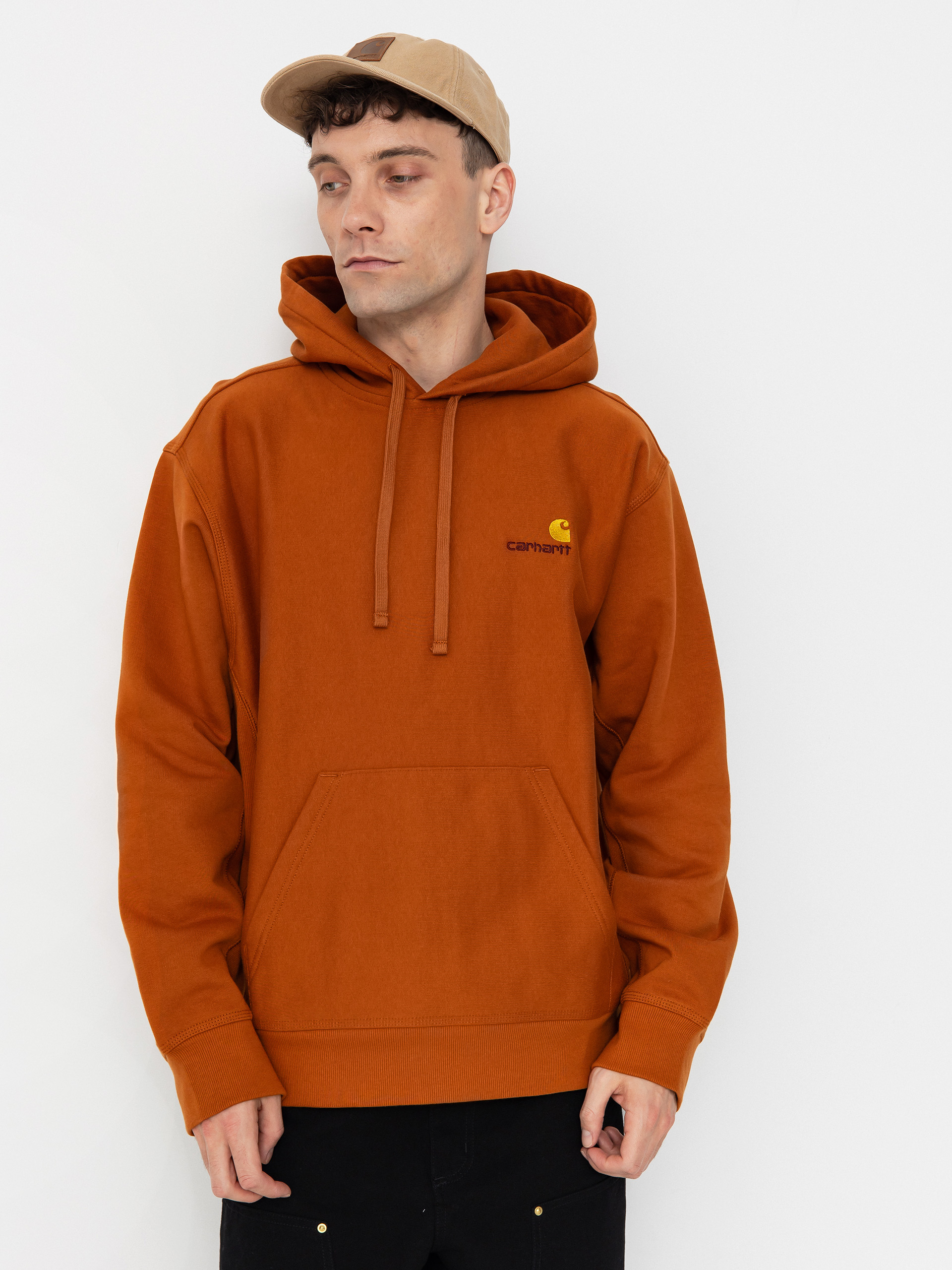 Худі Carhartt WIP American Script HD (sienna)
