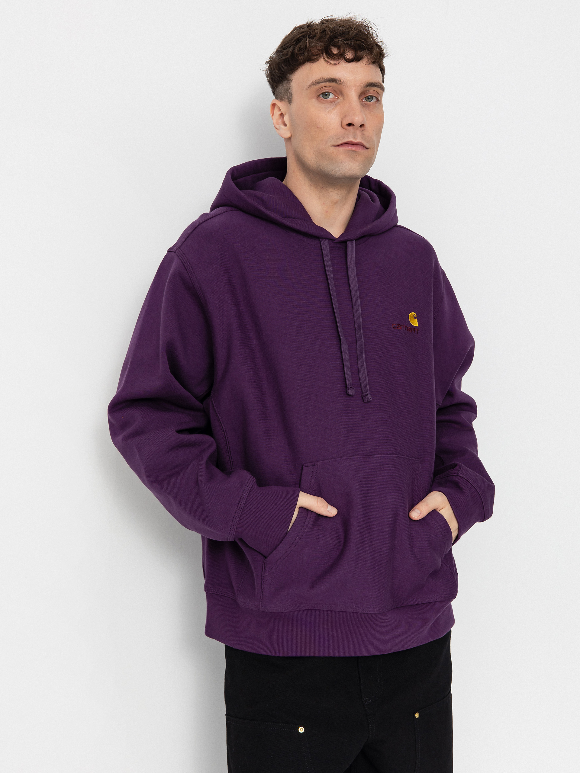 Худі Carhartt WIP American Script HD (huckleberry)