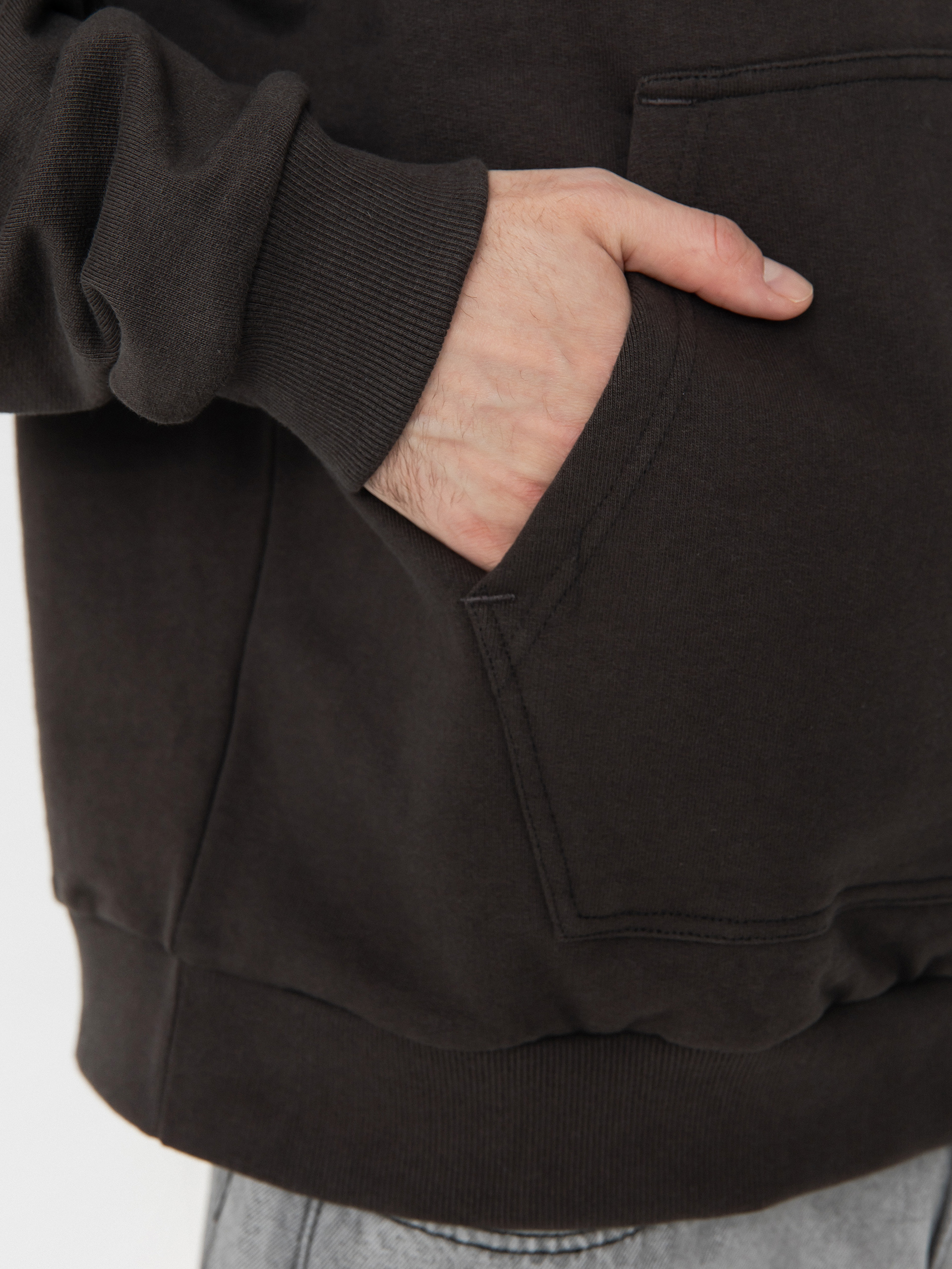 Худі Brixton Embroidered Heavy Weight HD (washed black)