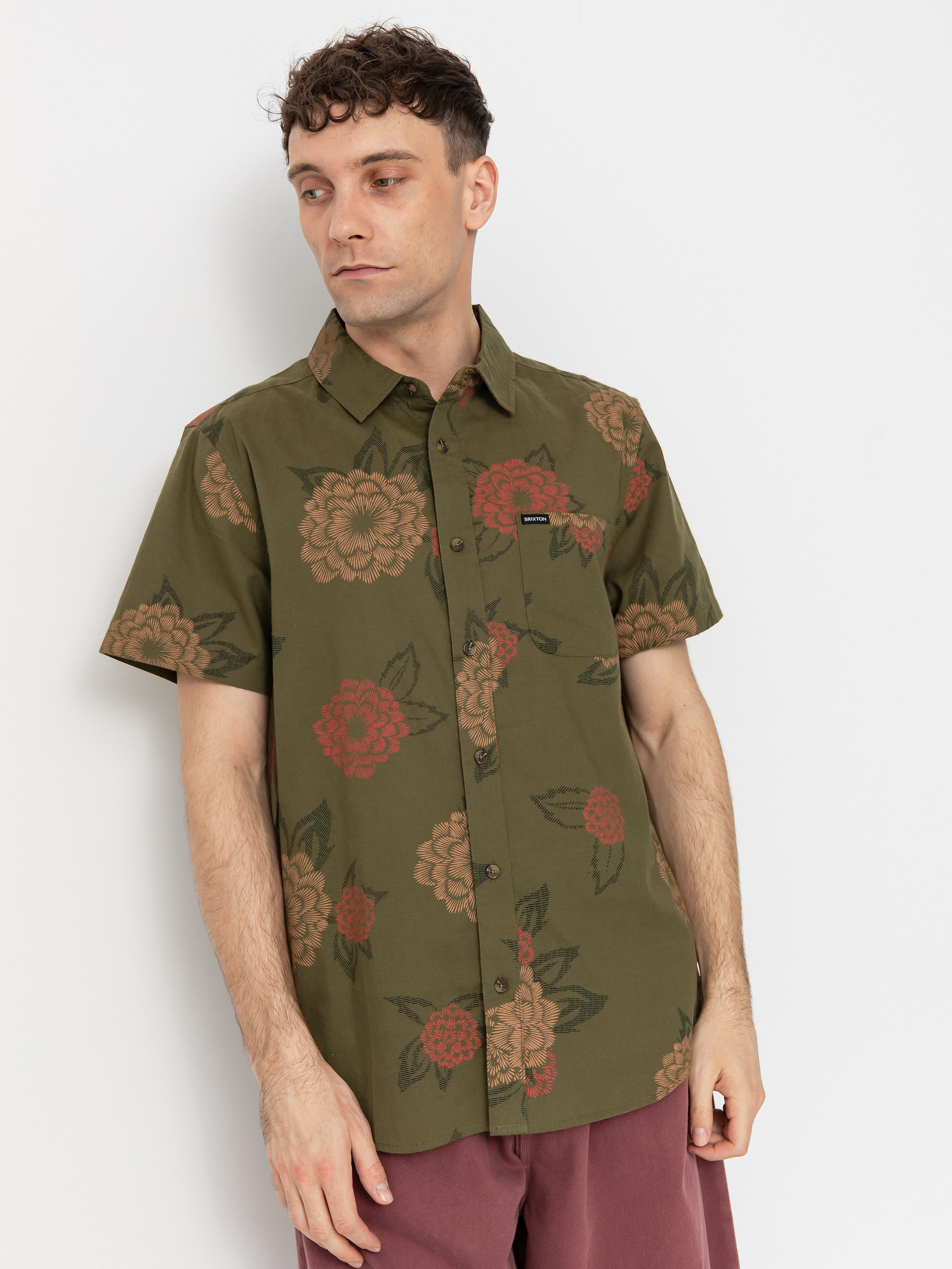 u0421u043eu0440u043eu0447u043au0430 Brixton Charter Print (ivy green/painterly floral)
