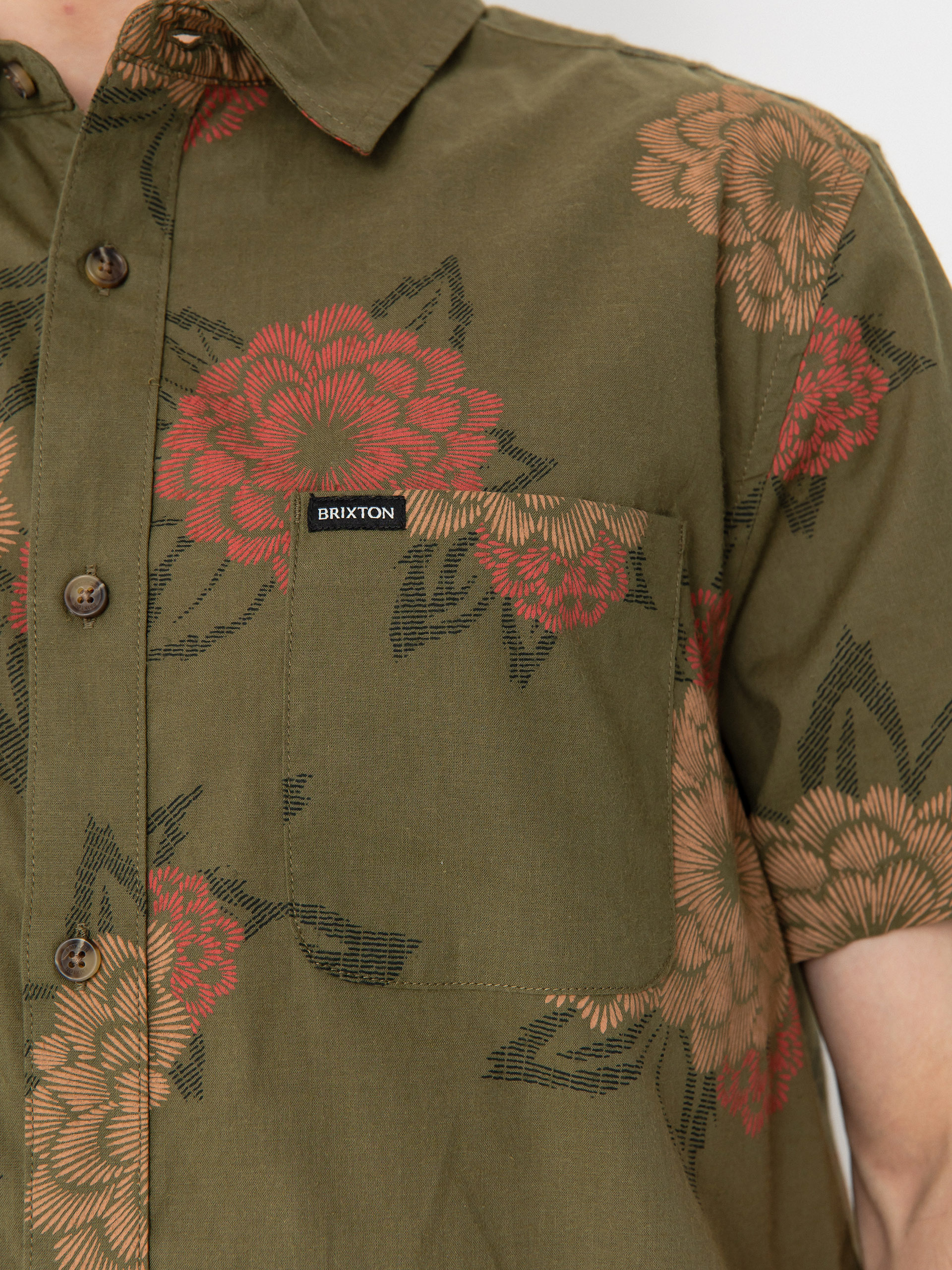 Сорочка Brixton Charter Print (ivy green/painterly floral)