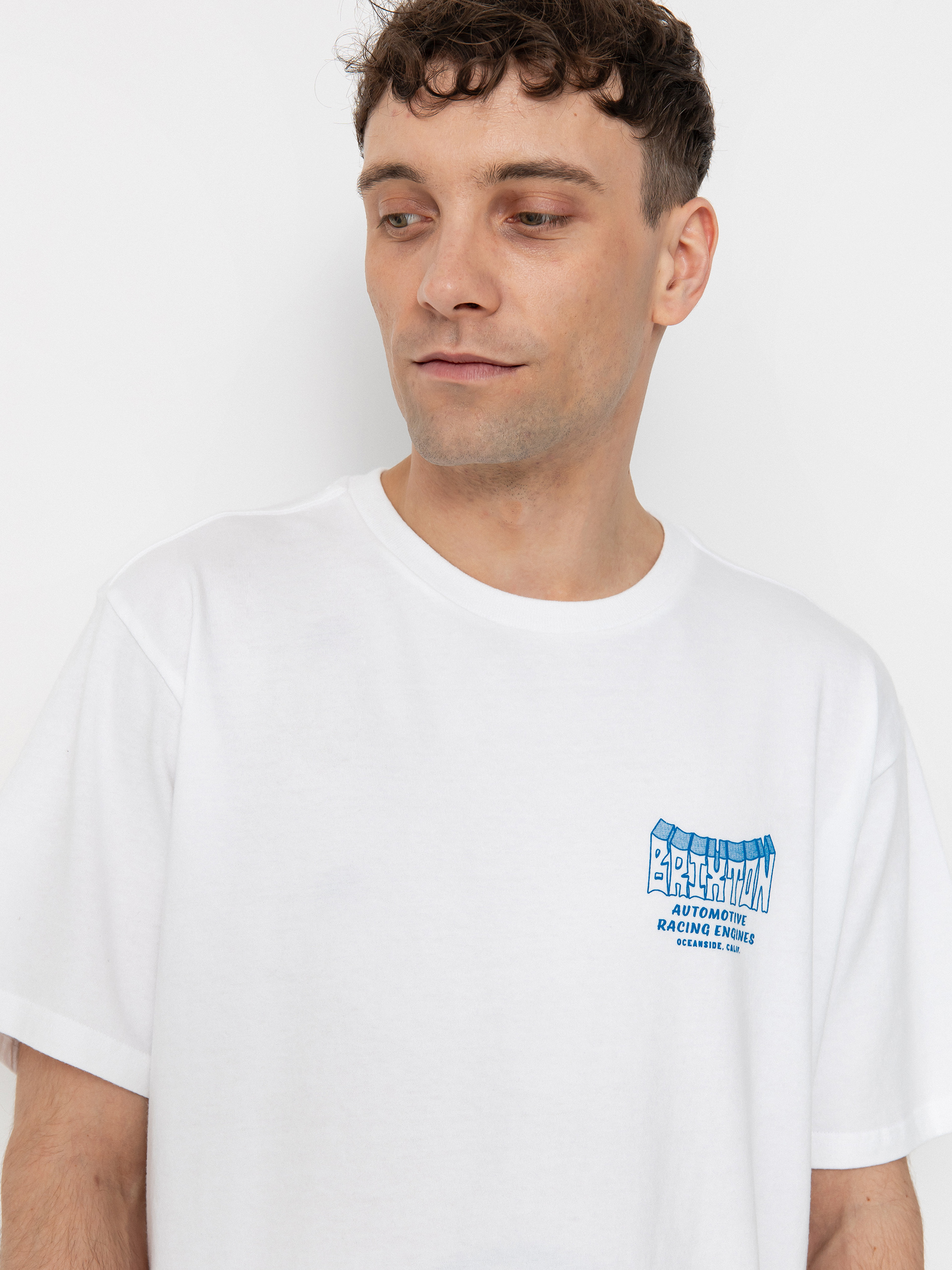 Футболка Brixton Horsepower Stt (white)