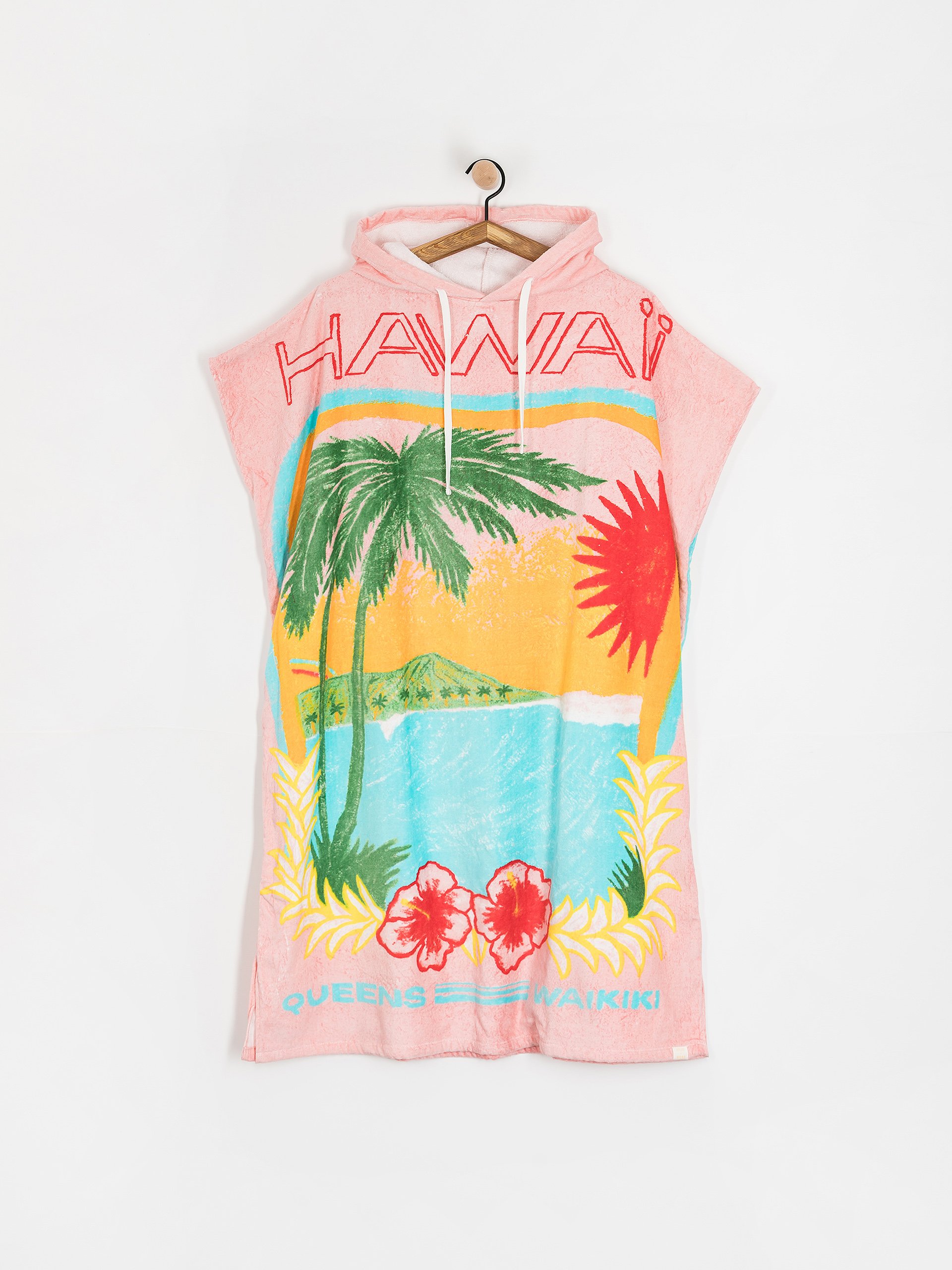 Akcesoria Roxy Poncho Atlas Wmn (pink carnation)