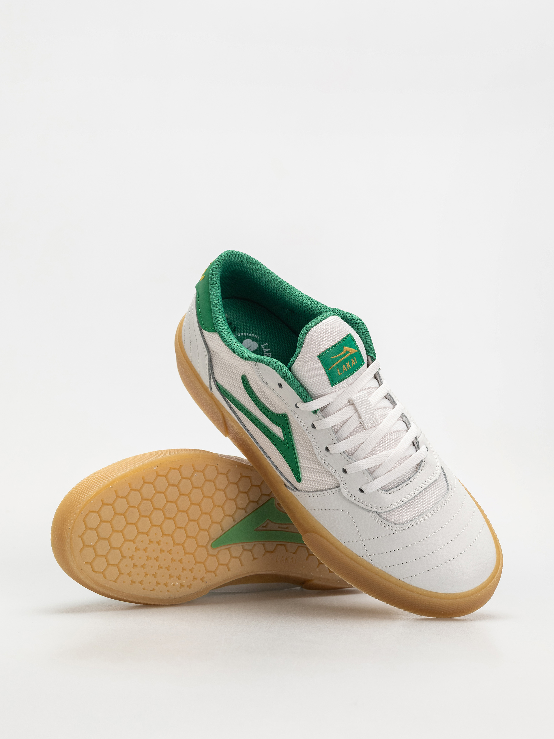 Взуття Lakai Cambridge (white/green/leather)