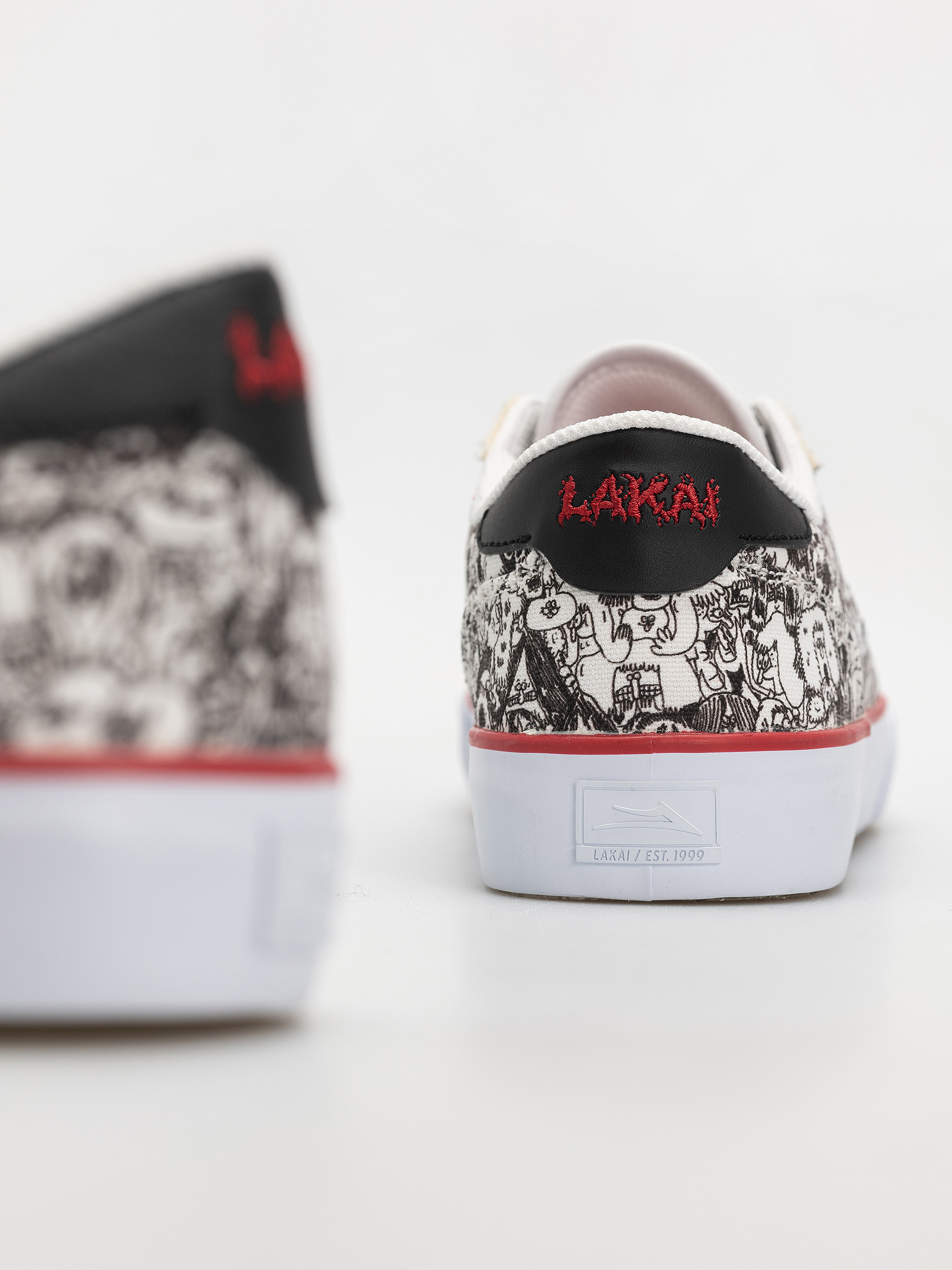 Взуття Lakai Manchester (white/canvas/print)