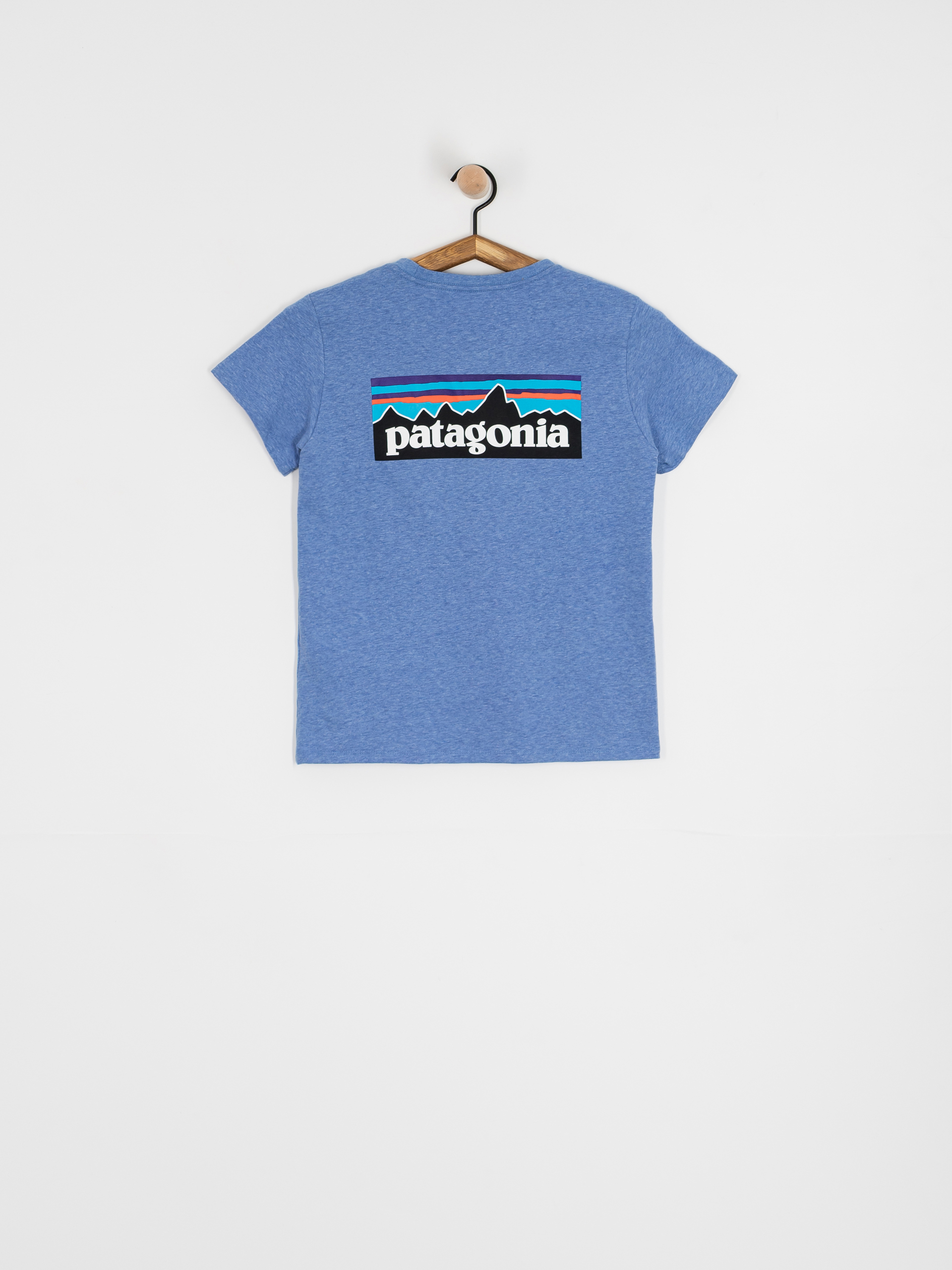 Футболка Patagonia P 6 Logo Responsibili Wmn (abundant blue)