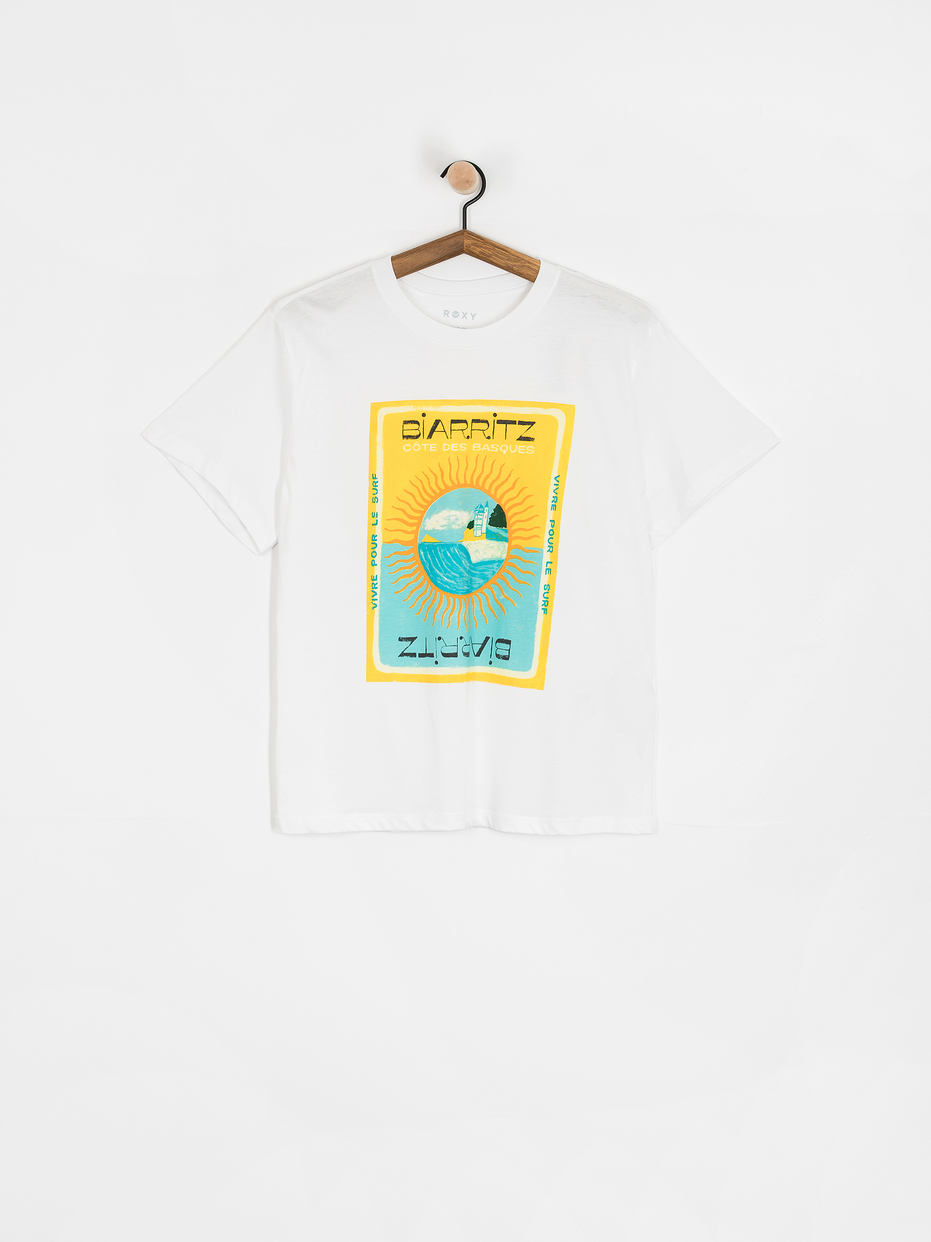 Футболка Roxy Atlas Hangloose Wmn (bright white biarritz)