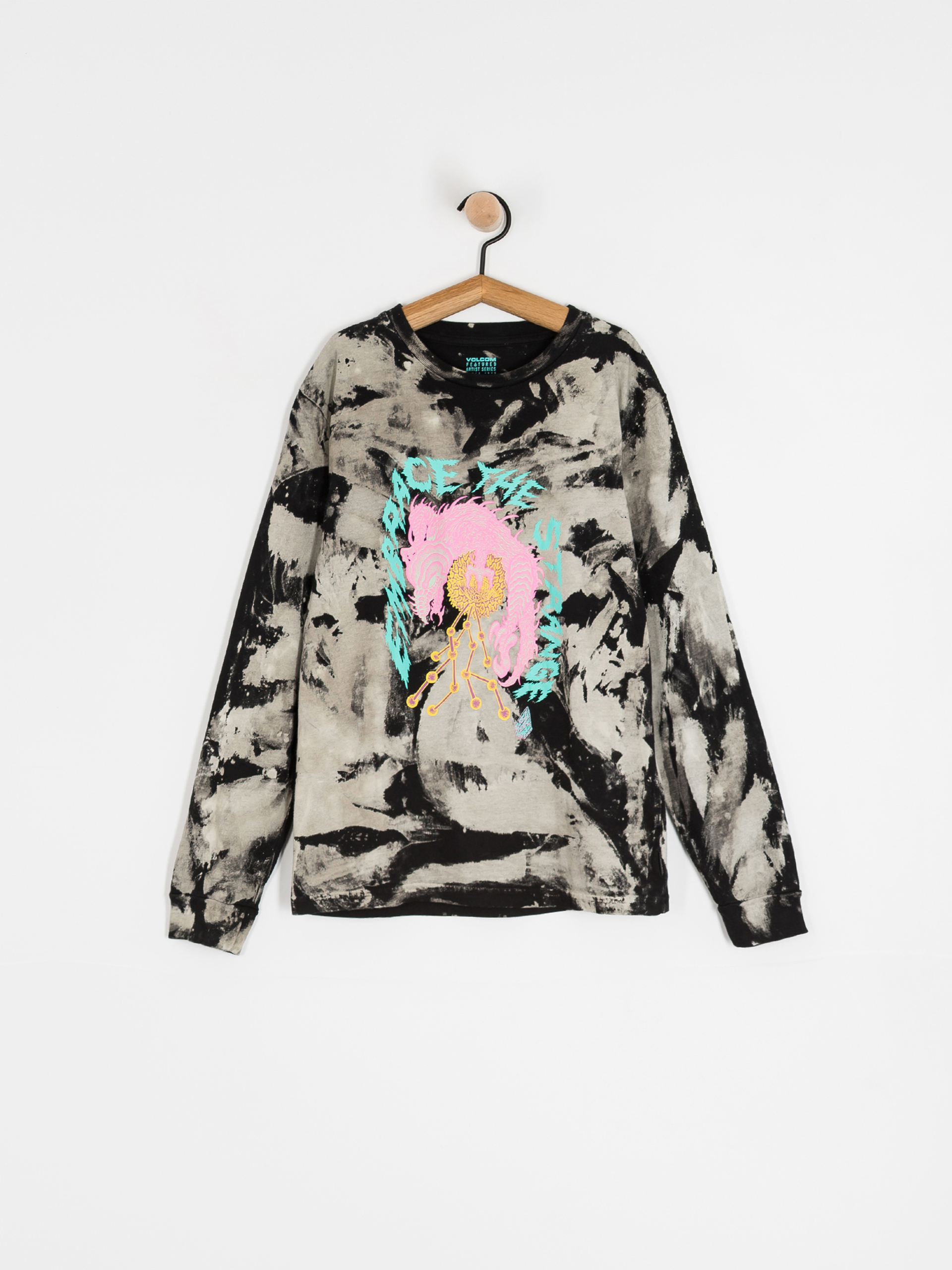 Лонгслів Volcom Fa Tetsunori Lst JR (black white)