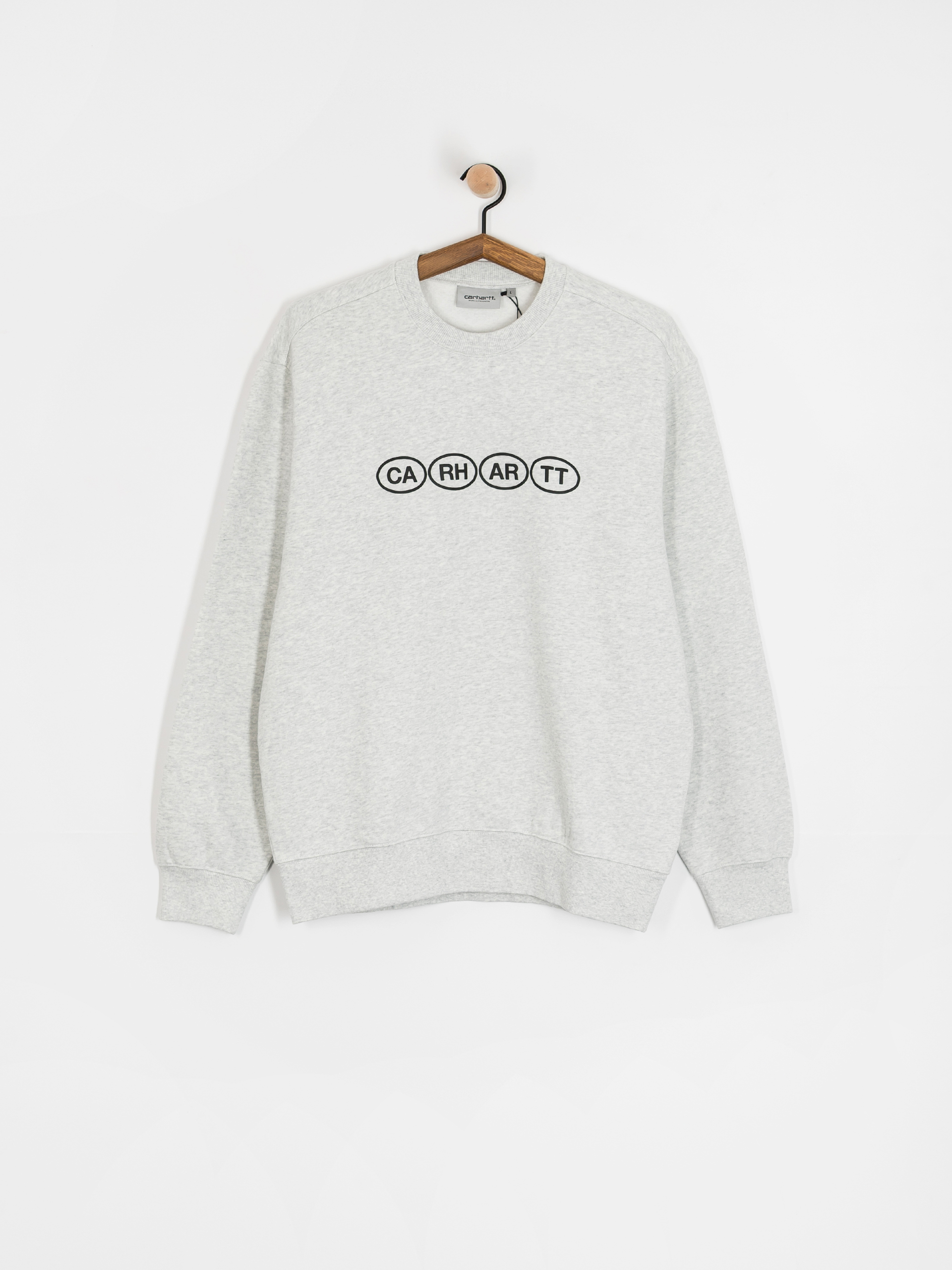 Світшот Carhartt WIP Bumper (ash heather/black)