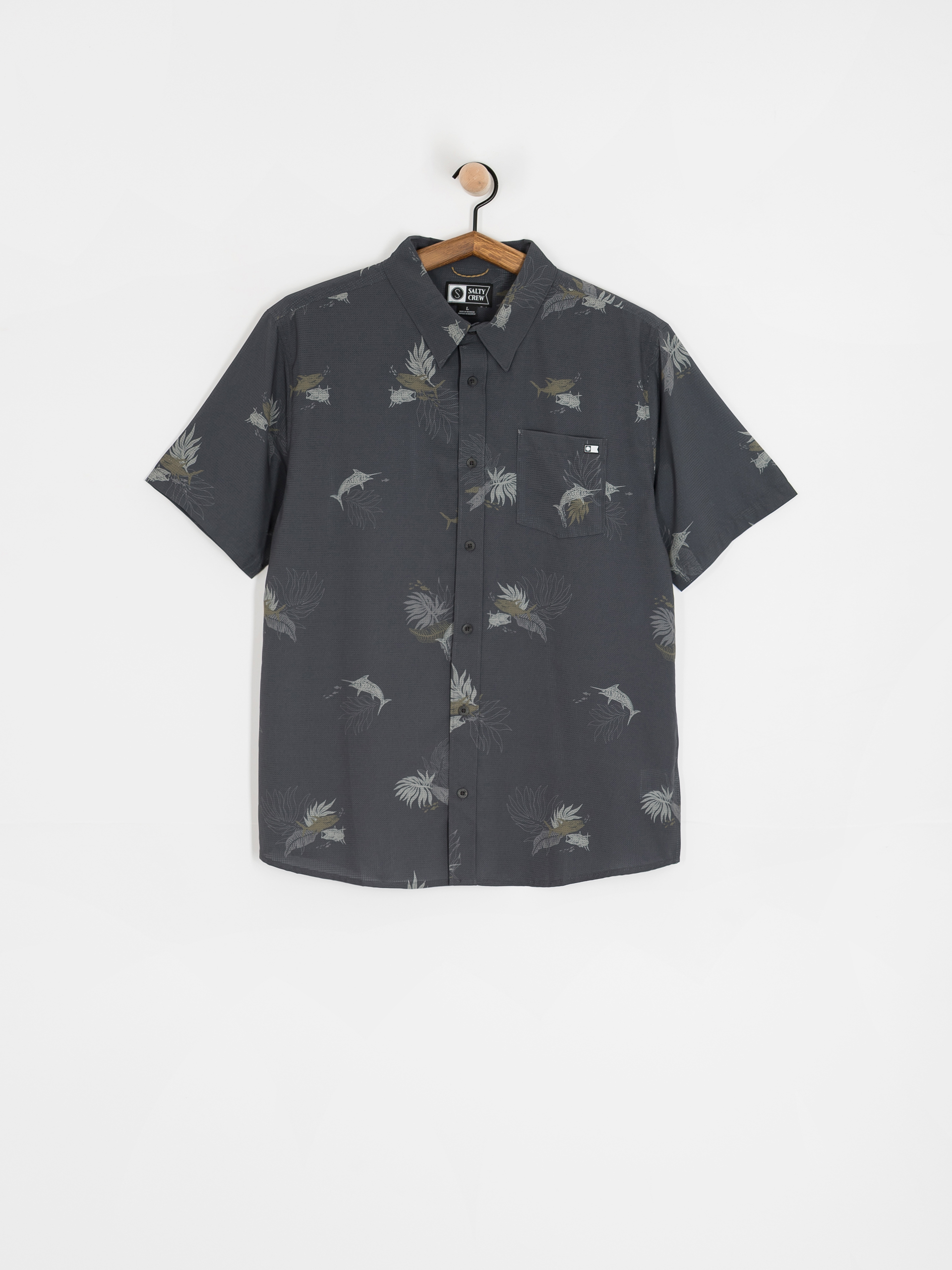 Сорочка Salty Crew Breezer Perf Tech (charcoal)