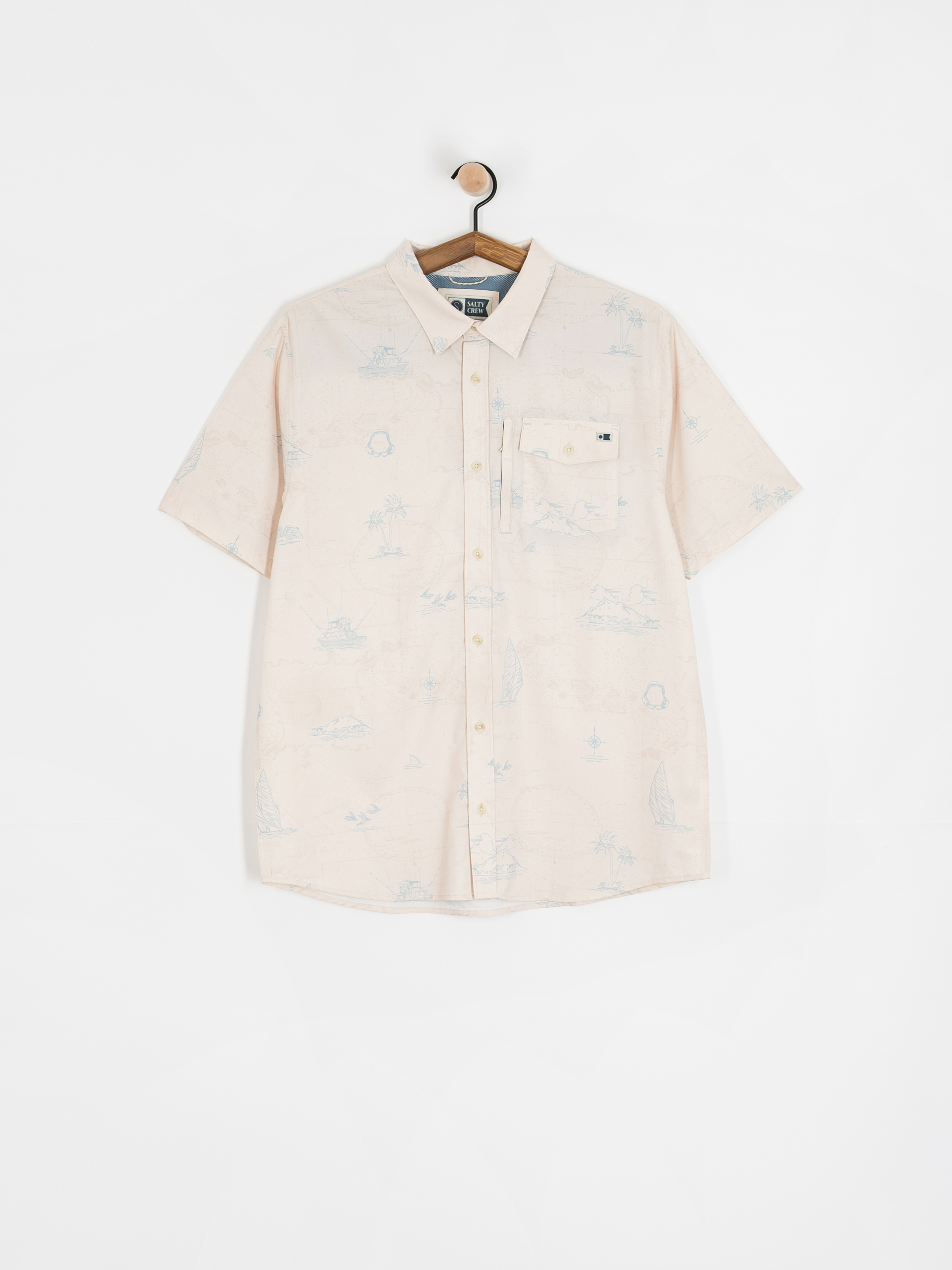 Сорочка Salty Crew Helmsman Uv Button Up (oyster)