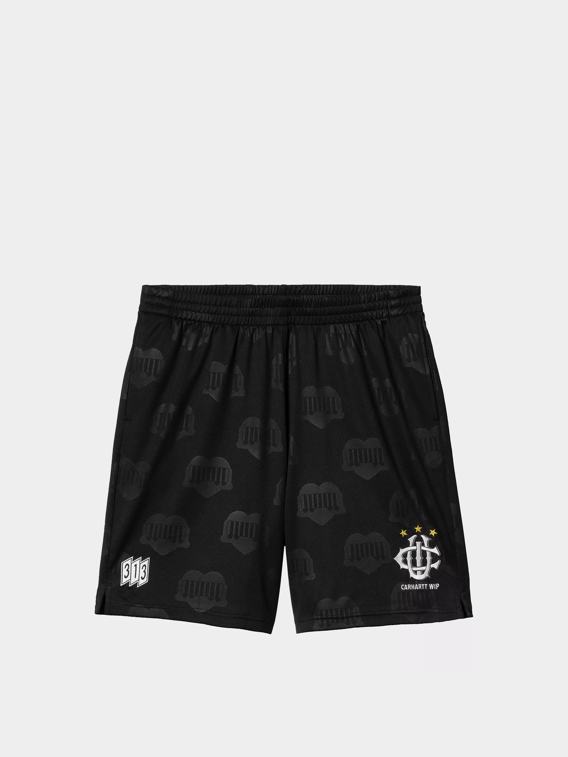 Шорти Carhartt WIP Hartts Football (heart train jacquard/black)