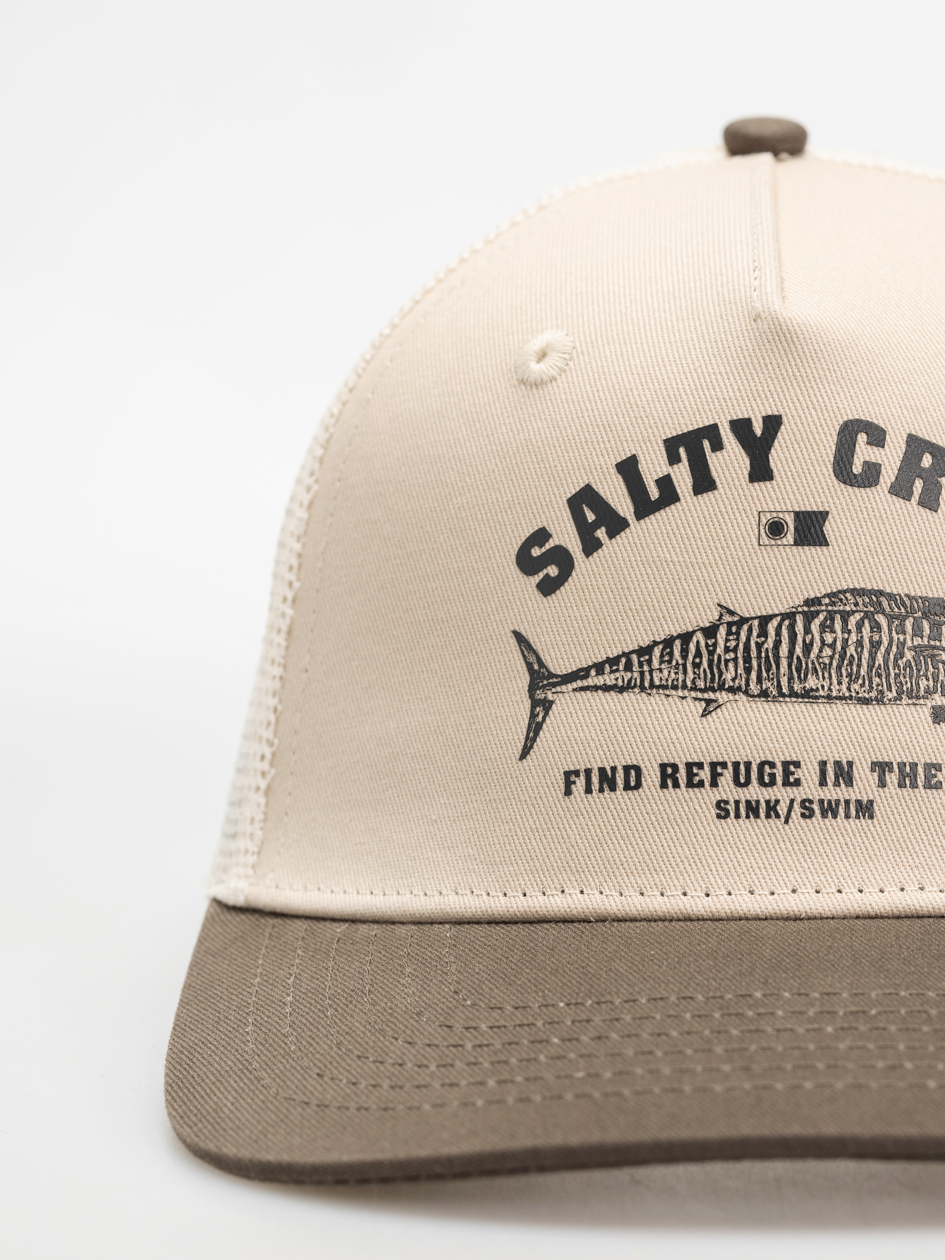 Кепка Salty Crew Wahoo Stamp (oyster olive)