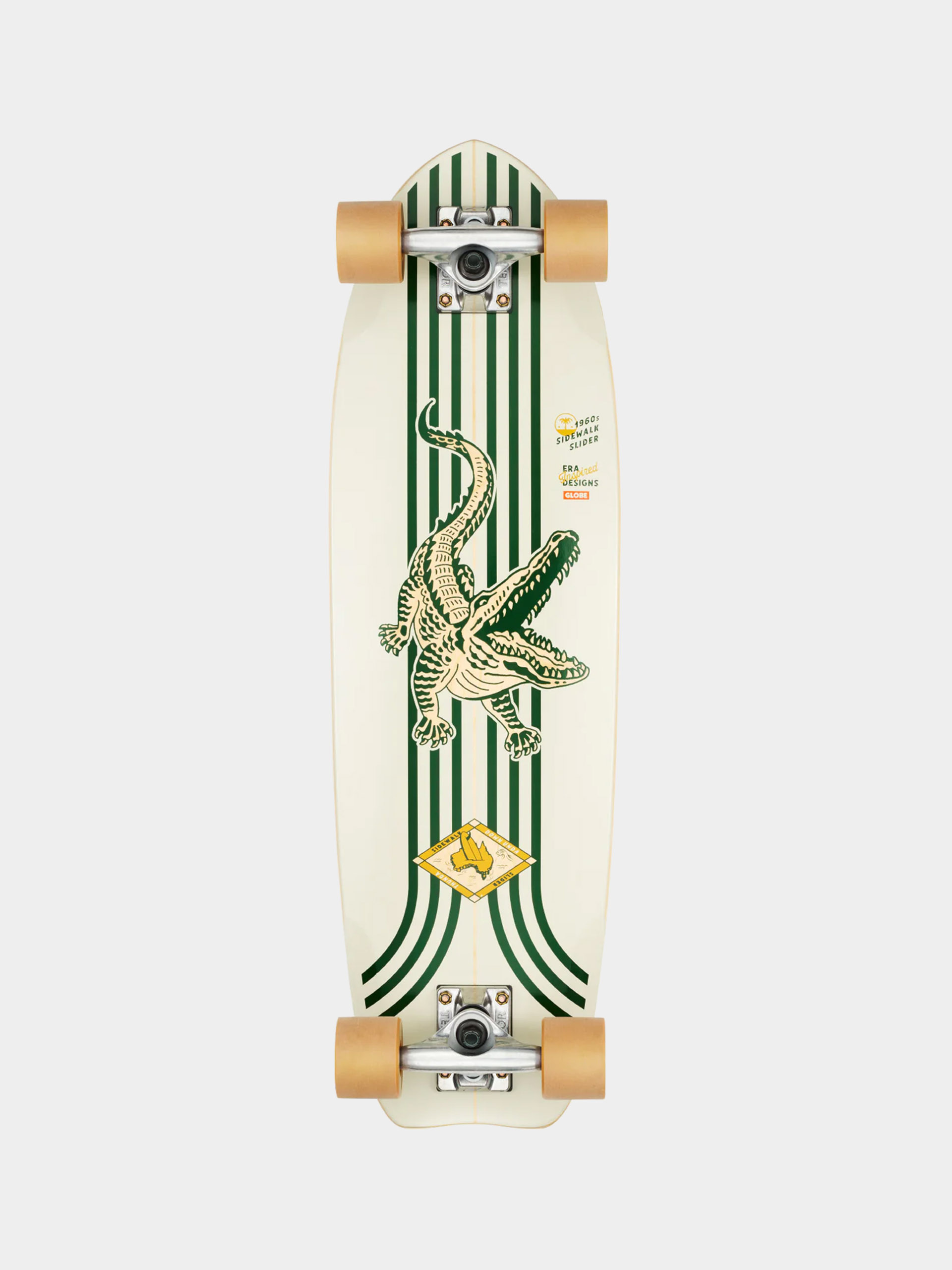 Скейтборд круізер Globe Sidewalk Slider (green/croc)
