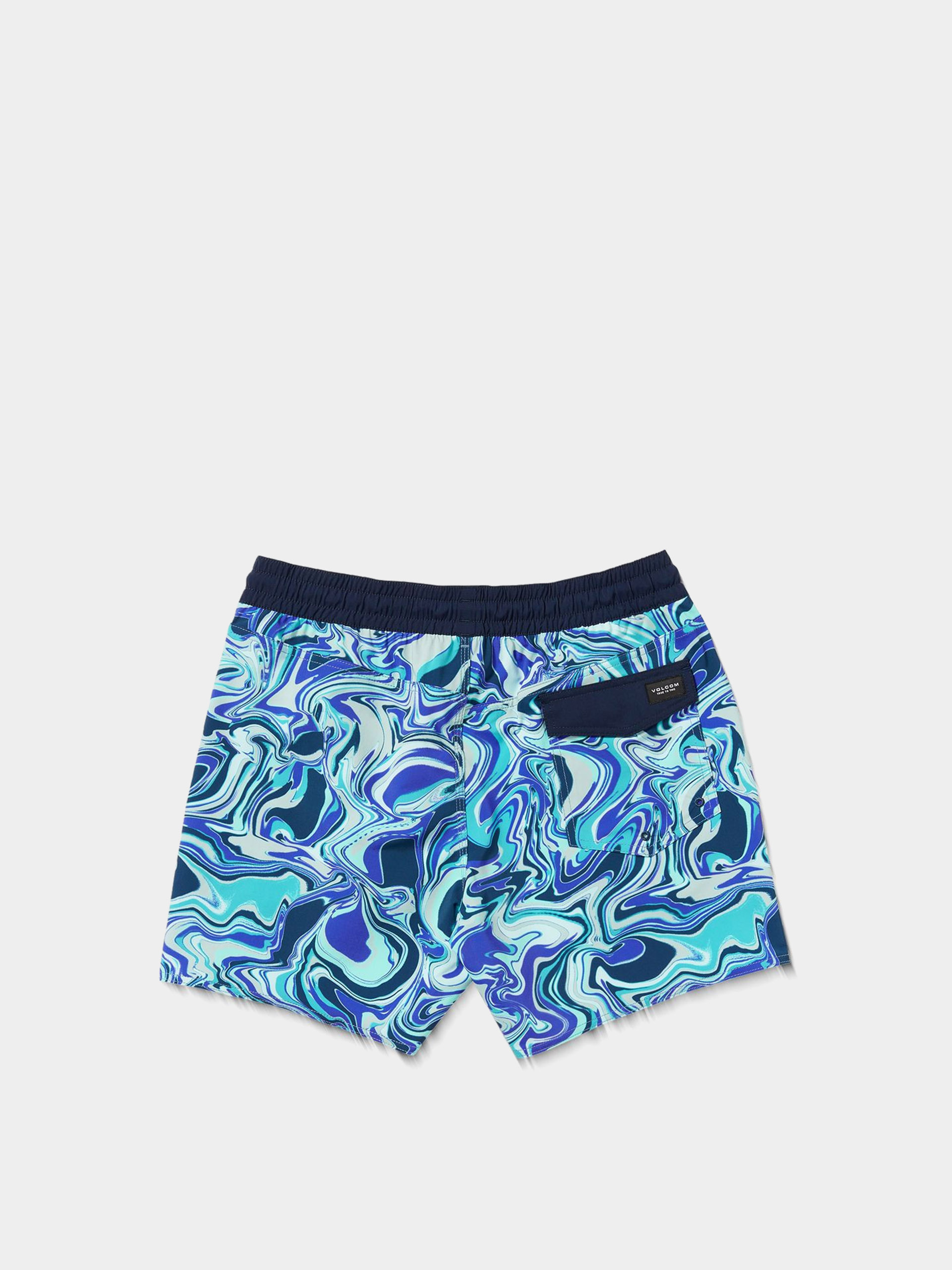 u0428u043eu0440u0442u0438 Volcom Lido Print Trunk 16 (navy)