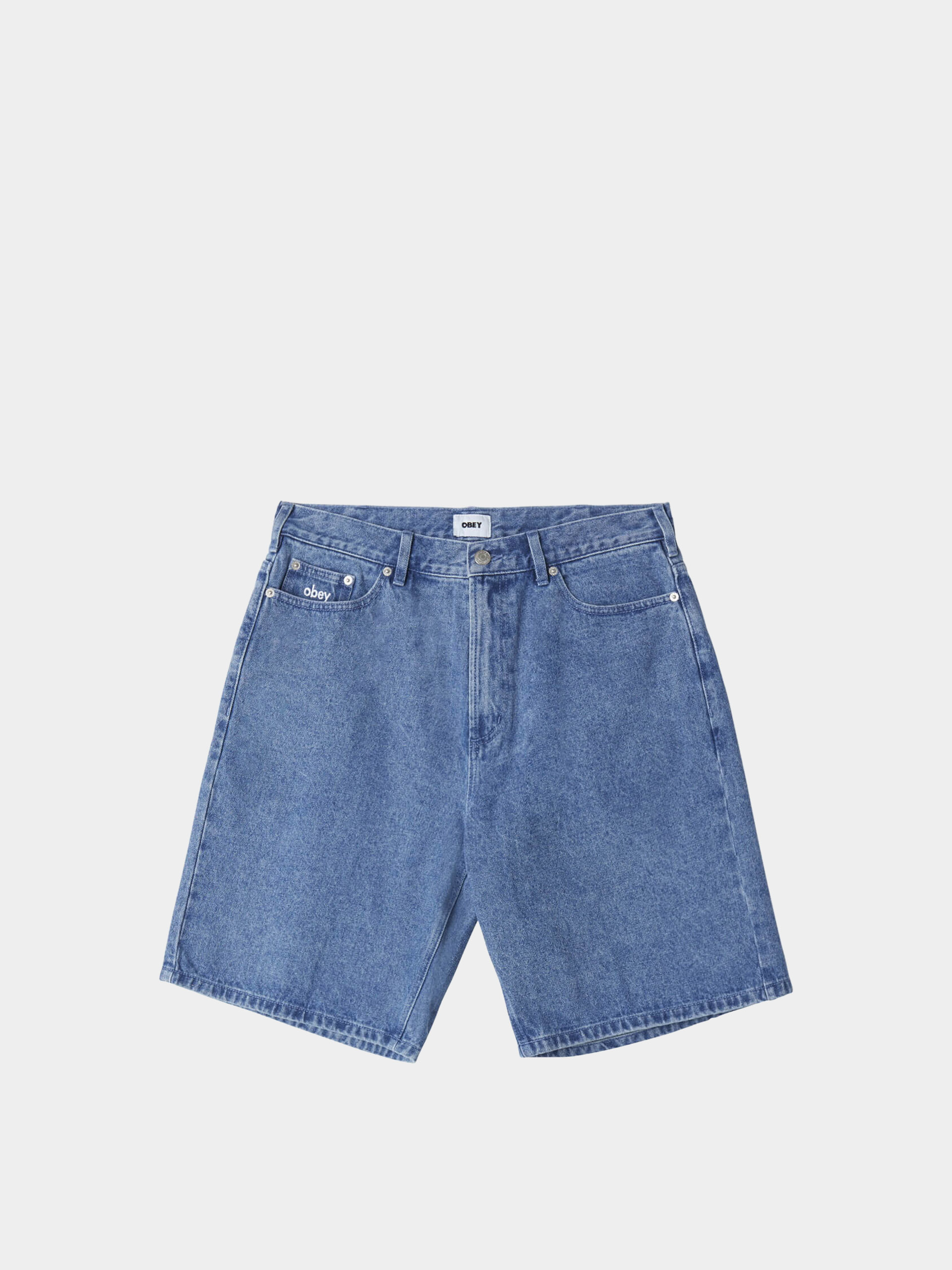 Шорти OBEY Bigwig Baggy Denim (light indigo)