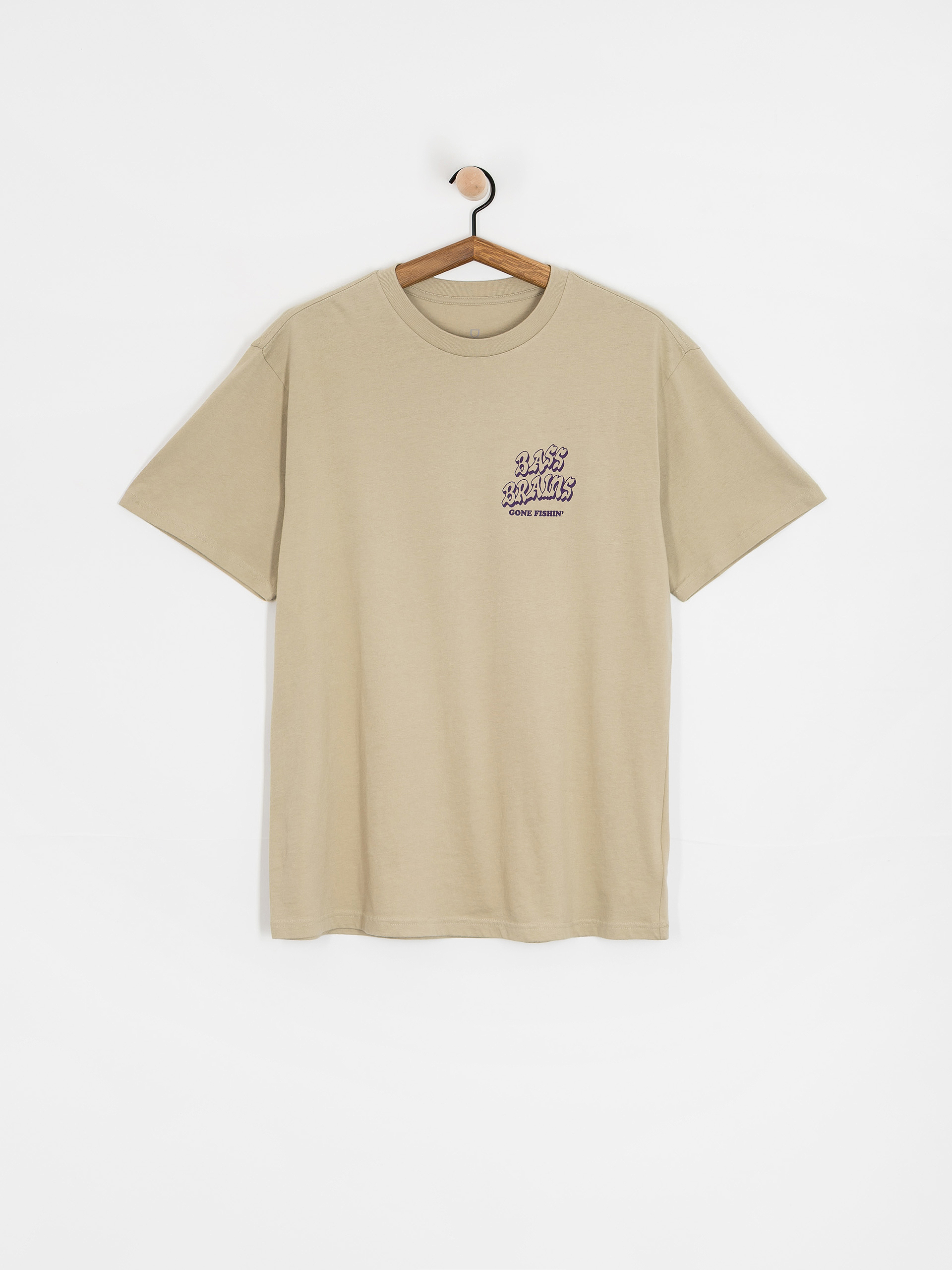 Футболка Brixton Bass Brains Gf (sustained grey)