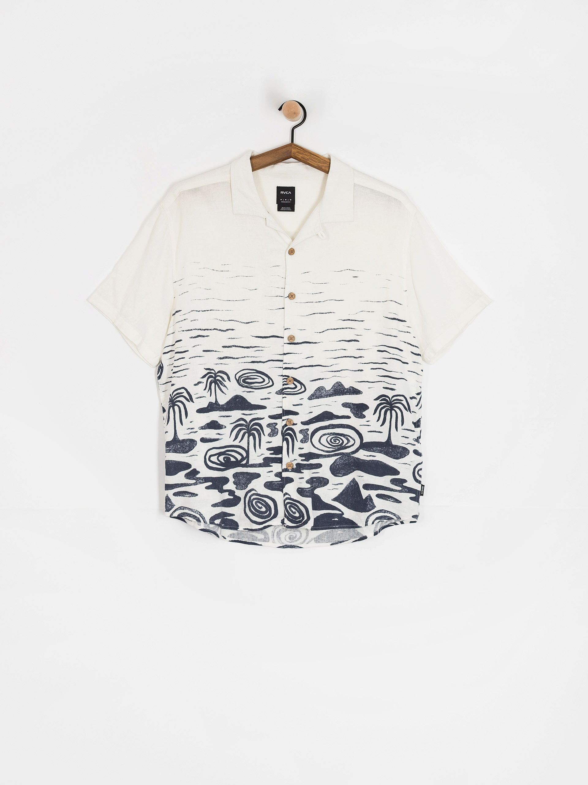 Сорочка RVCA Wasted Palms (natural)