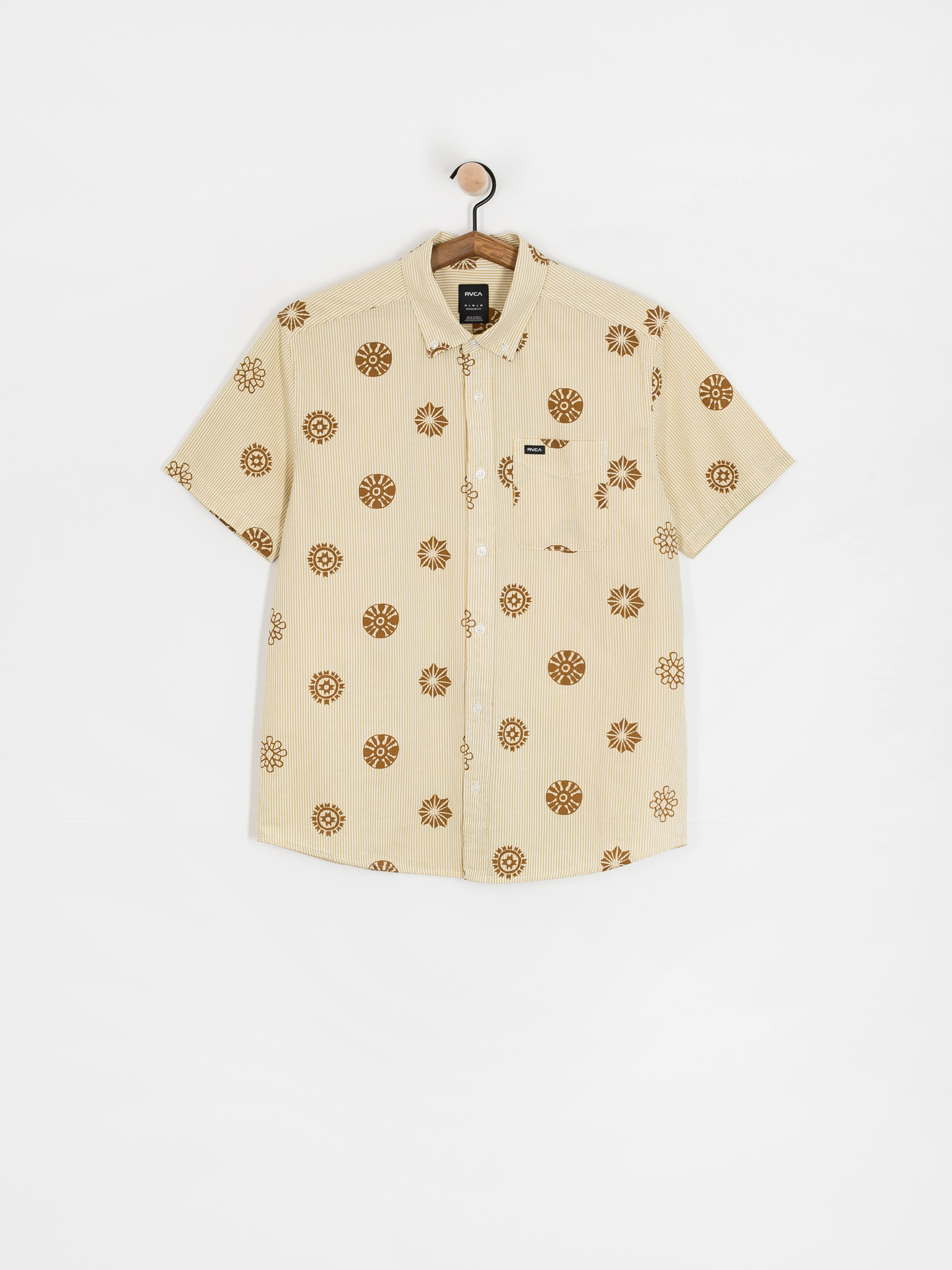 Сорочка RVCA Endless Seersucker (gold)