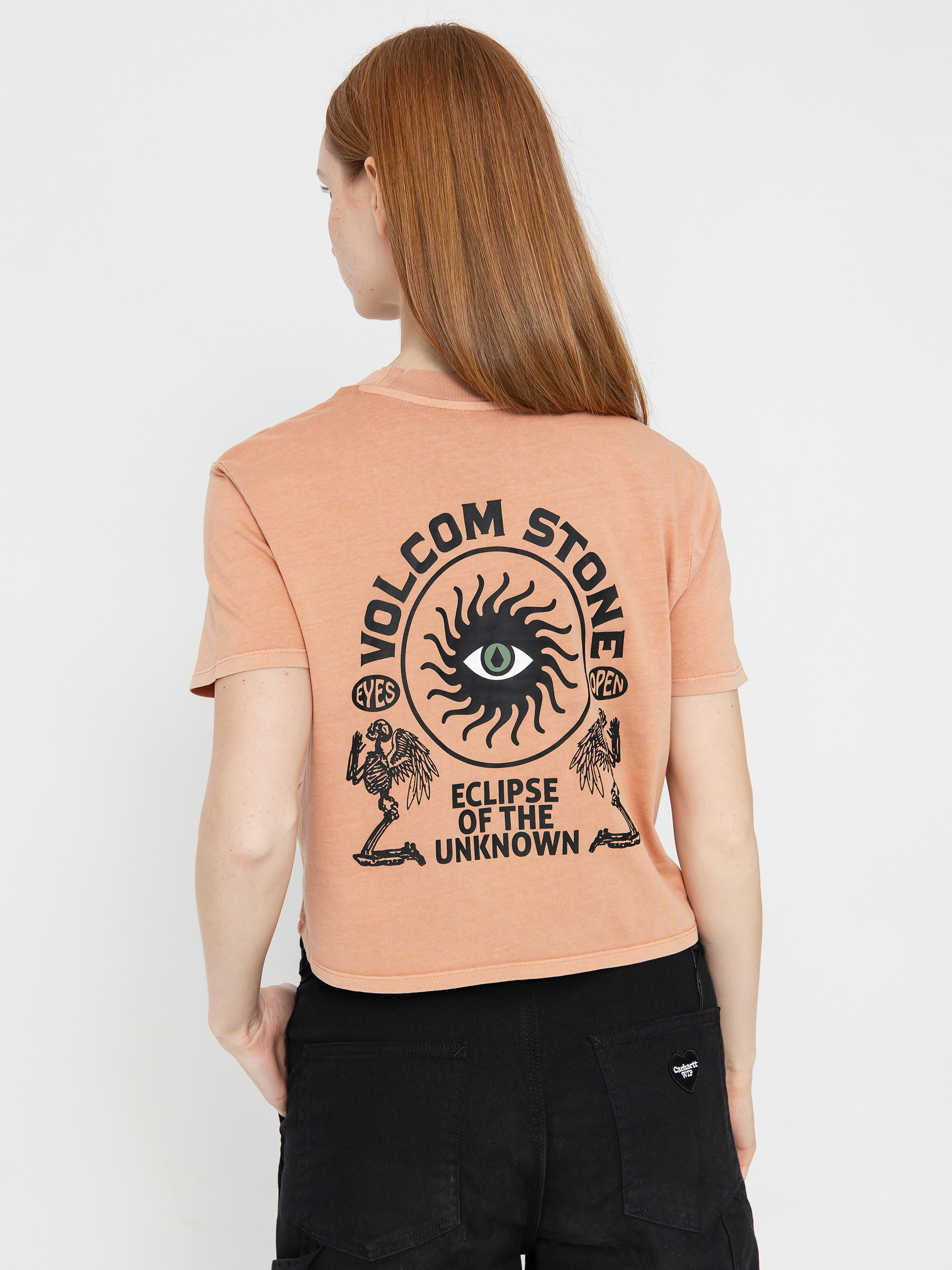 Футболка Volcom Dial Crop Wmn (sand brown)