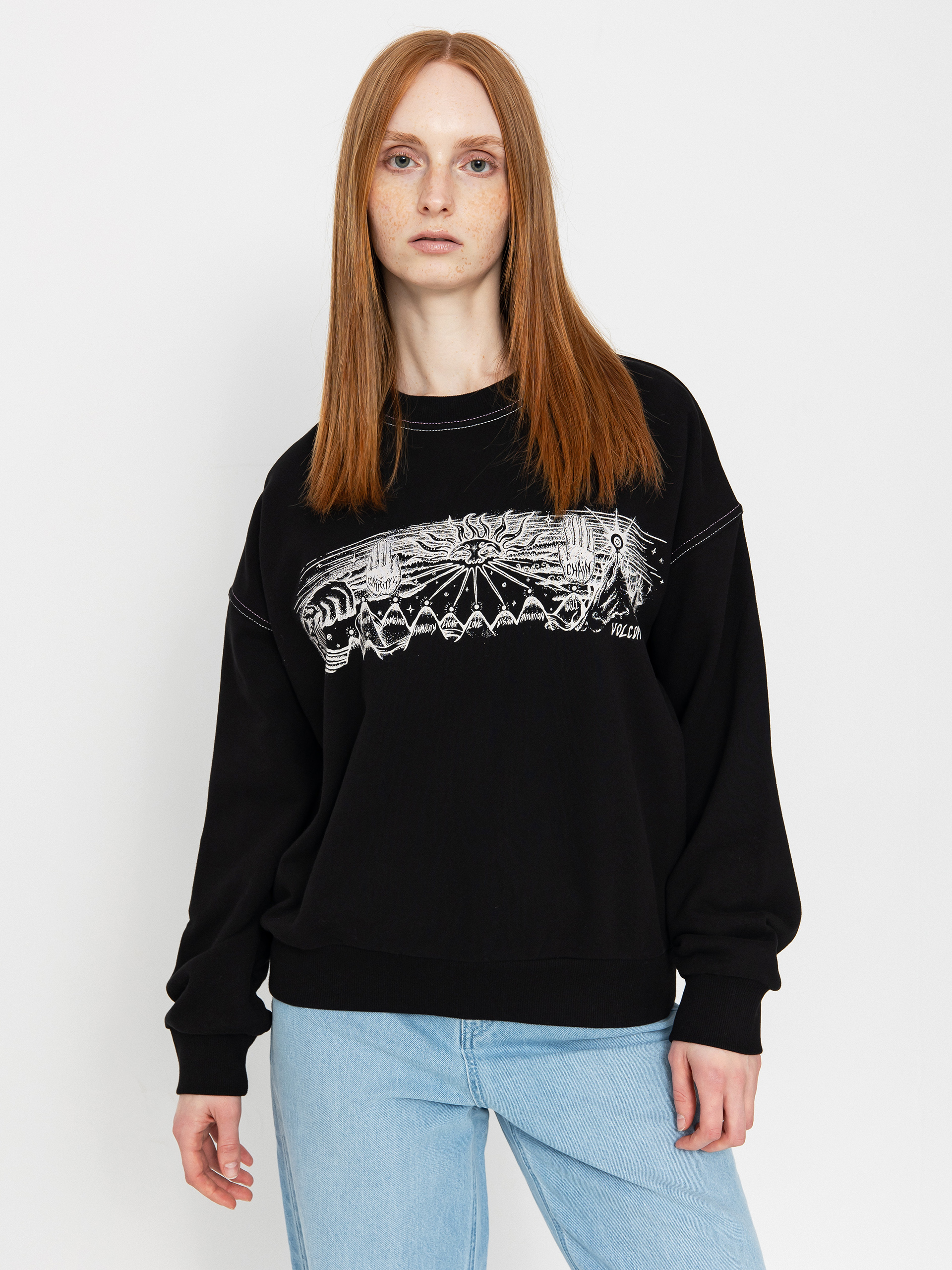 Світшот Volcom Fa Alix Crew Wmn (black)
