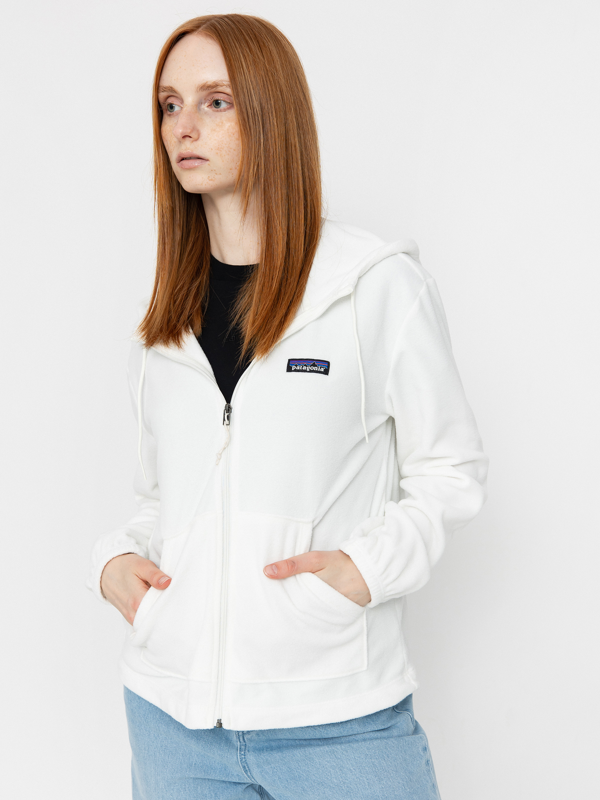 Худі Patagonia Micro D ZHD Wmn (birch white)