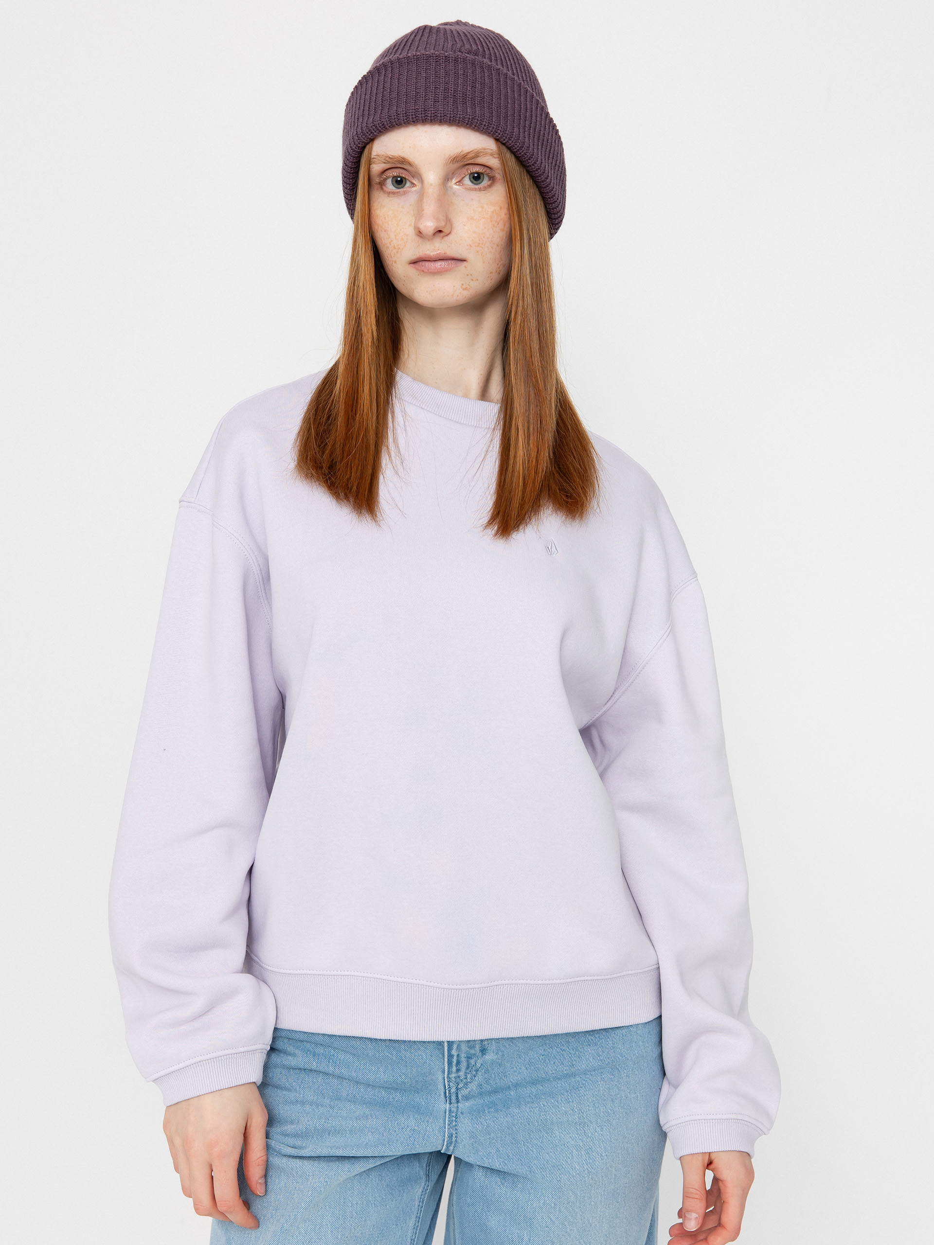 Світшот Volcom Stone Heart Up Crew Wmn (dusty lavender)