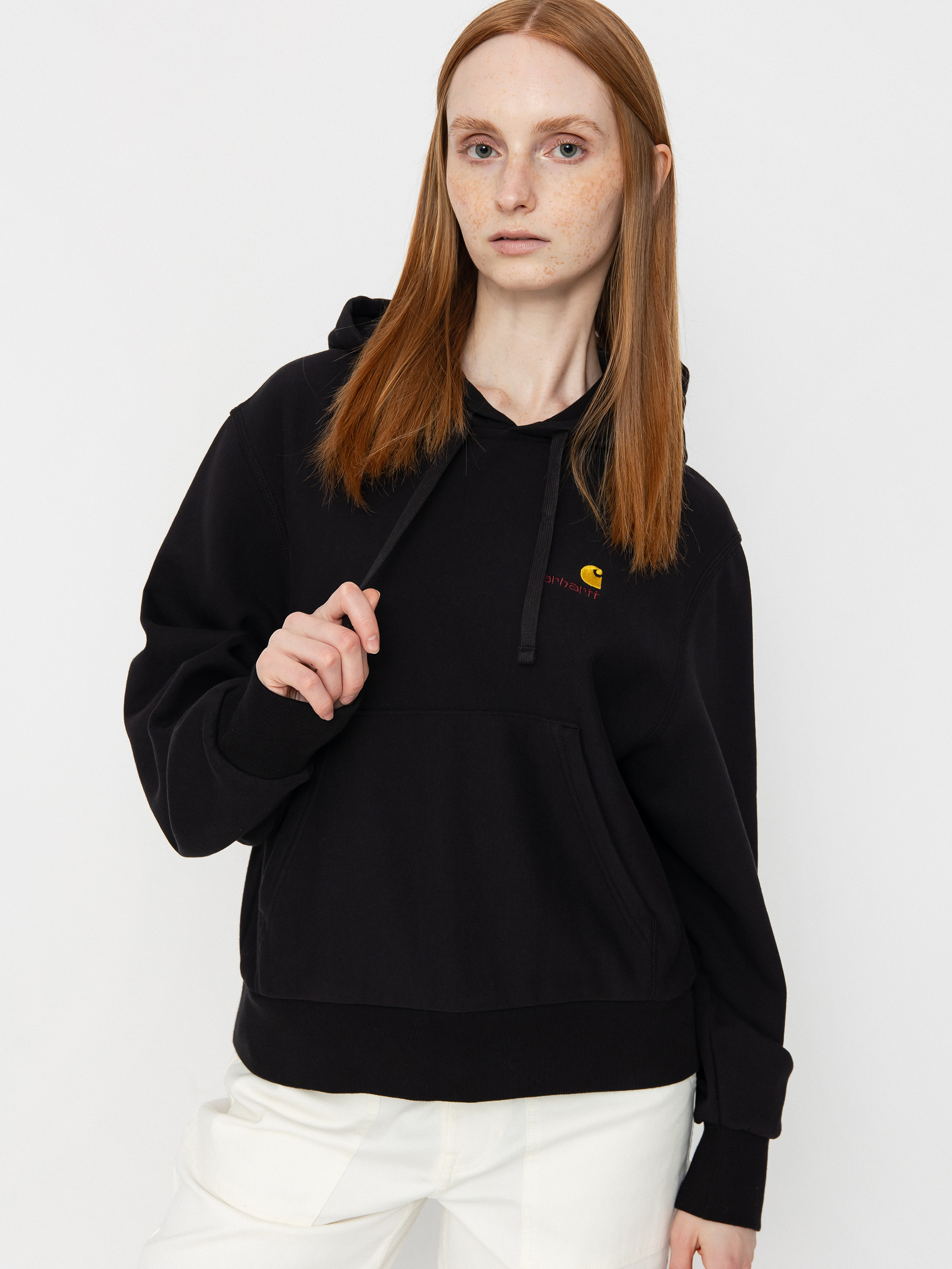 Худі Carhartt WIP American Script HD Wmn (black)
