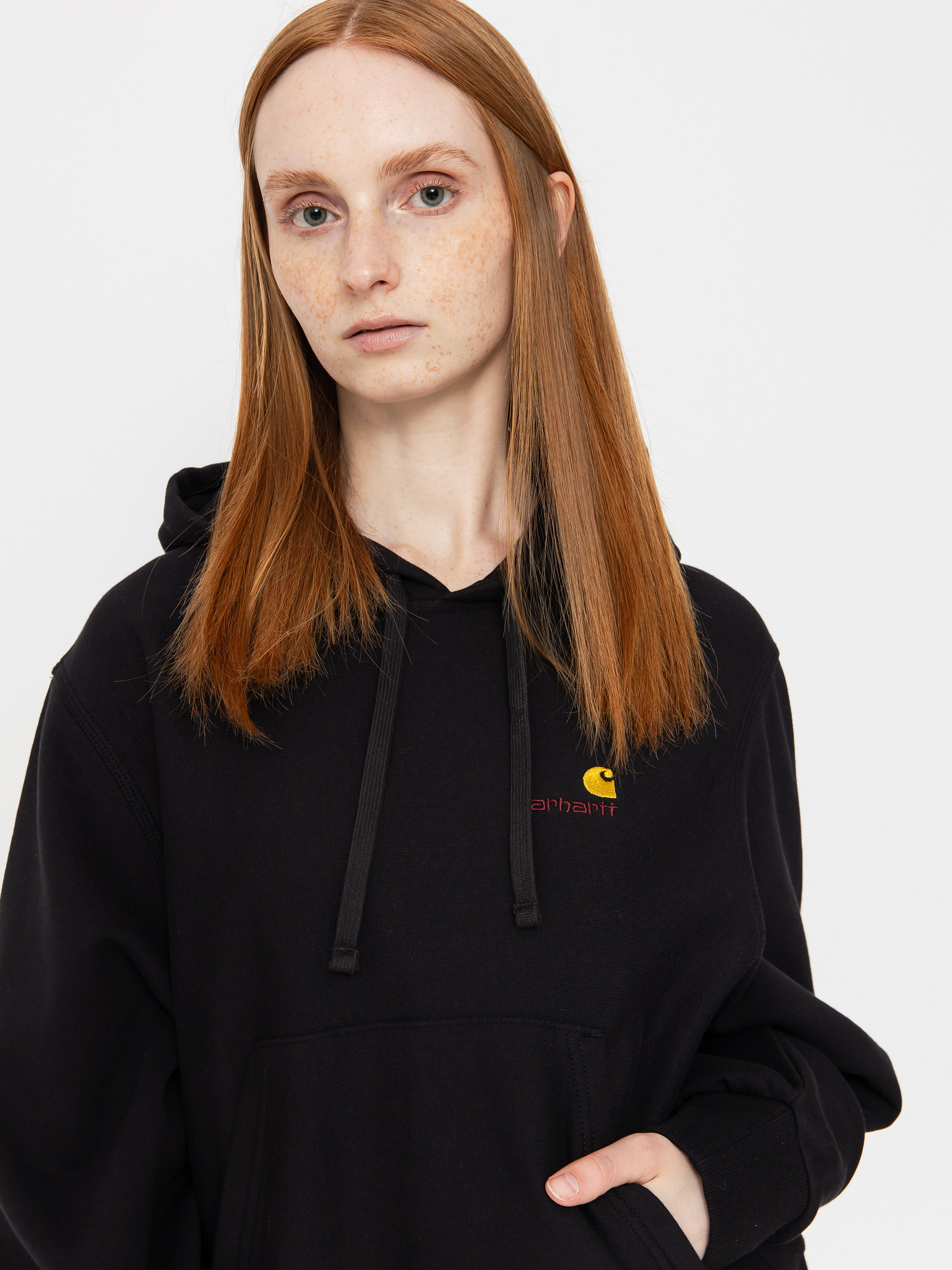 Худі Carhartt WIP American Script HD Wmn (black)