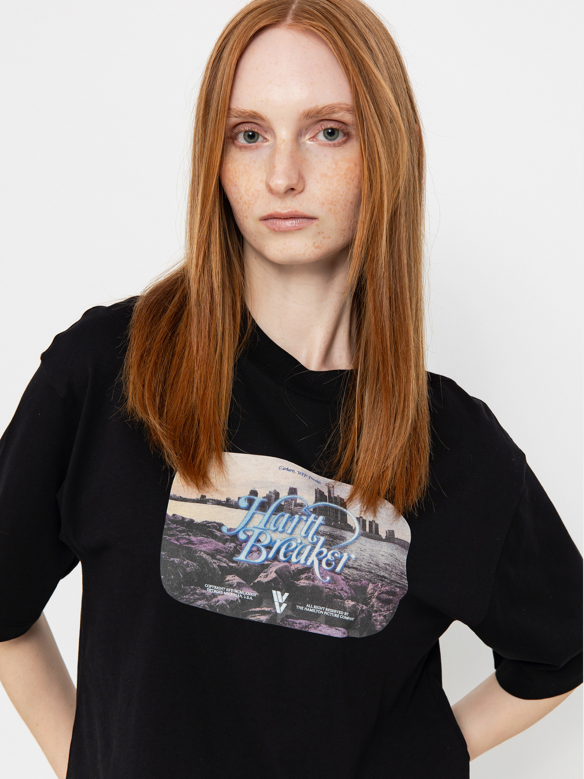 Футболка Carhartt WIP Greatest Flicks Wmn (black)