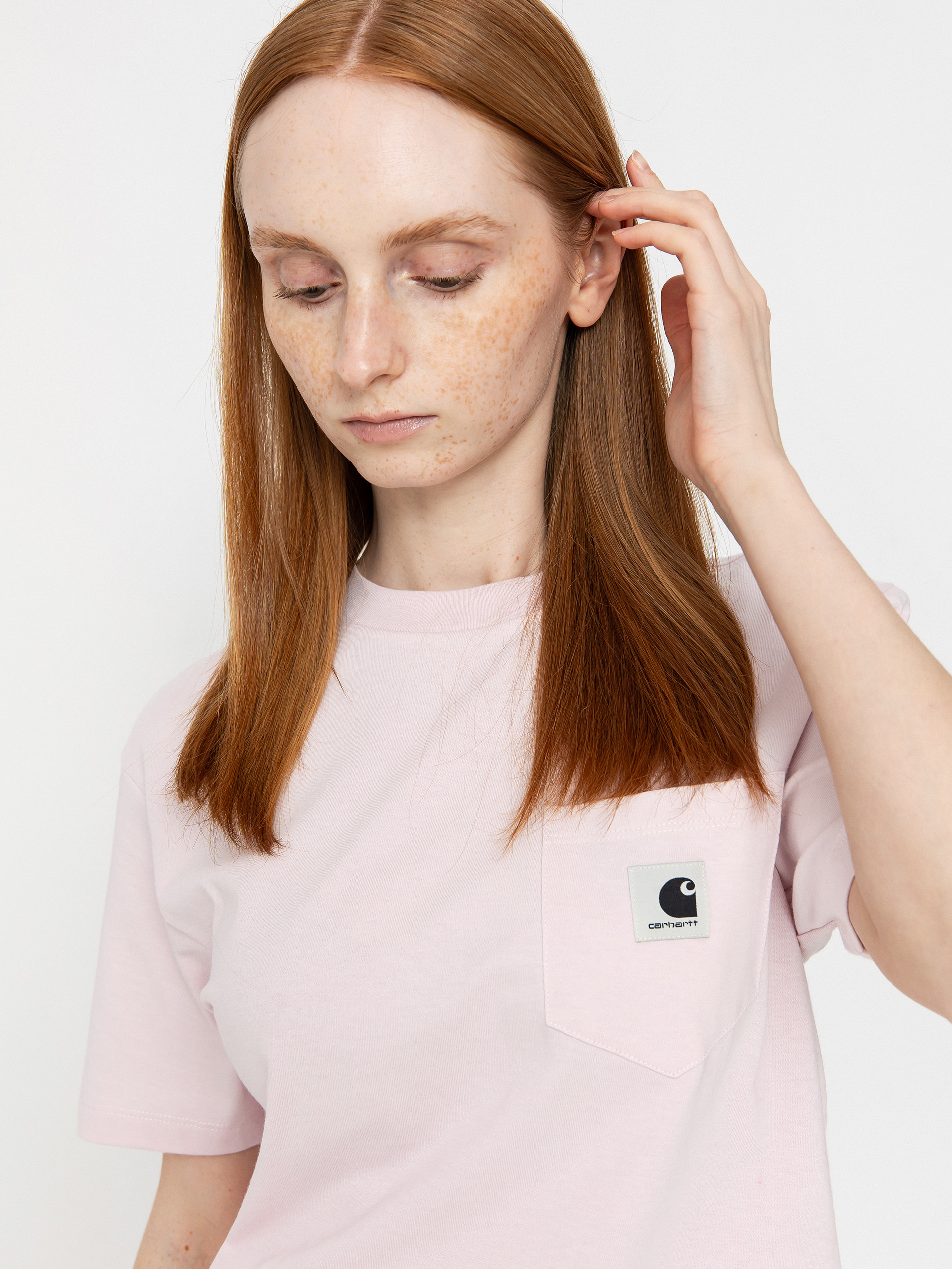 Футболка Carhartt WIP Pocket Wmn (air pink)