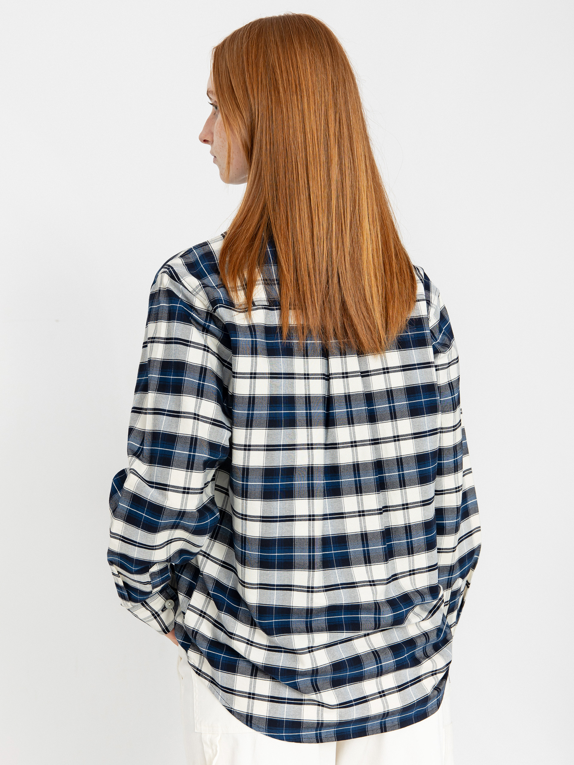 Сорочка Carhartt WIP Tarbell Wmn (tarbell check/dark navy/white)