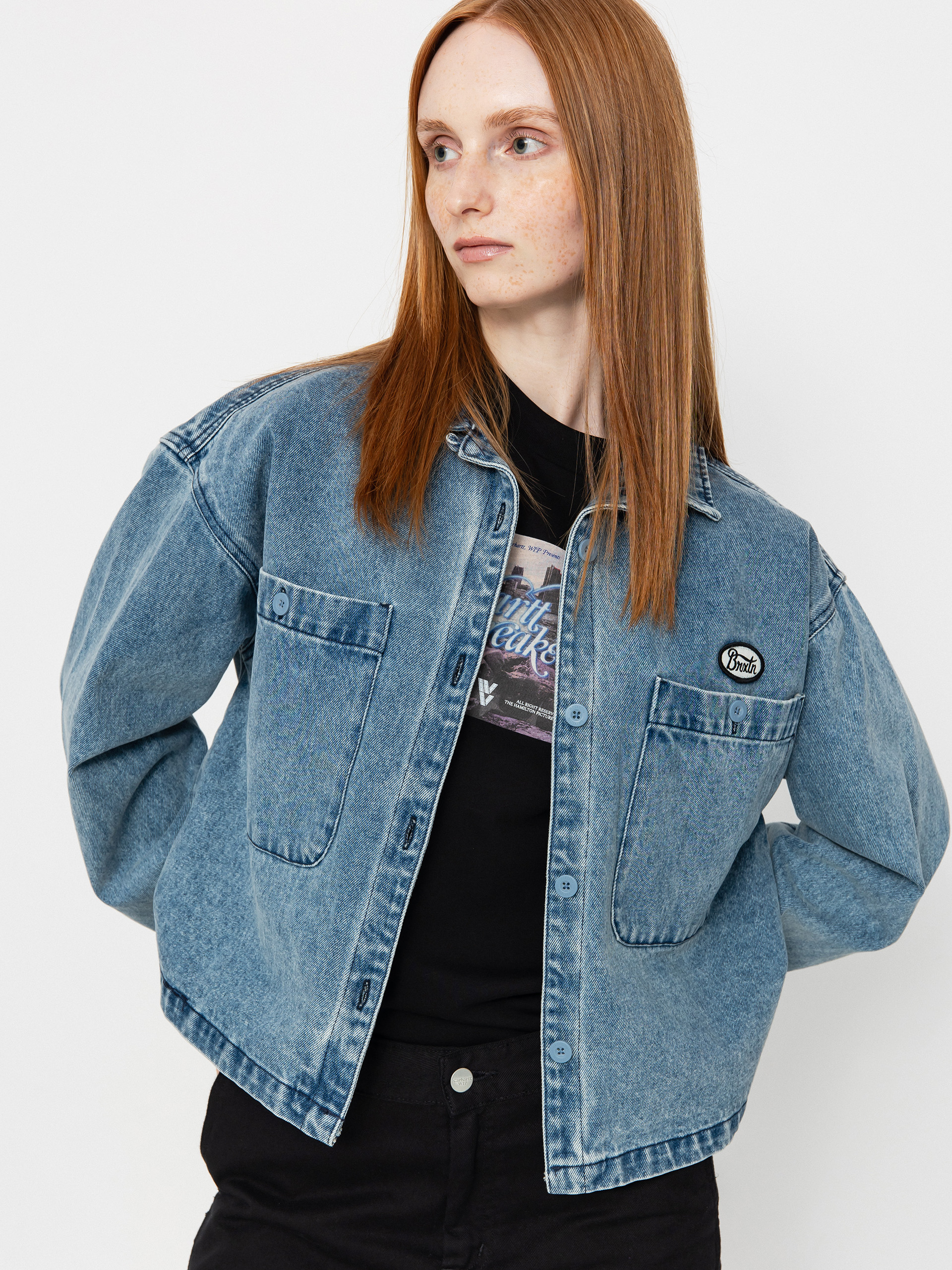 Сорочка Brixton Utopia Overshirt Wmn (lt denim)