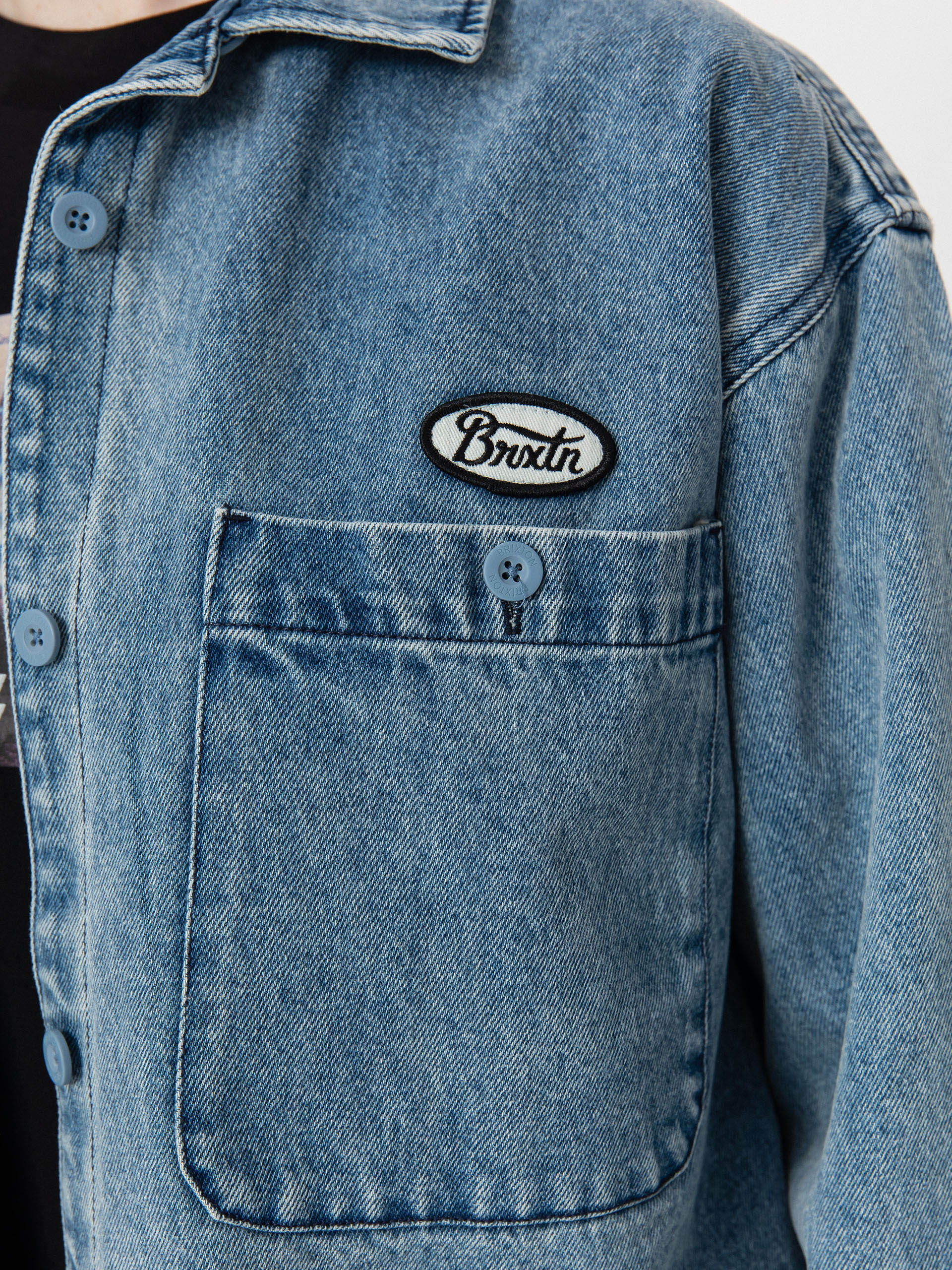 Сорочка Brixton Utopia Overshirt Wmn (lt denim)