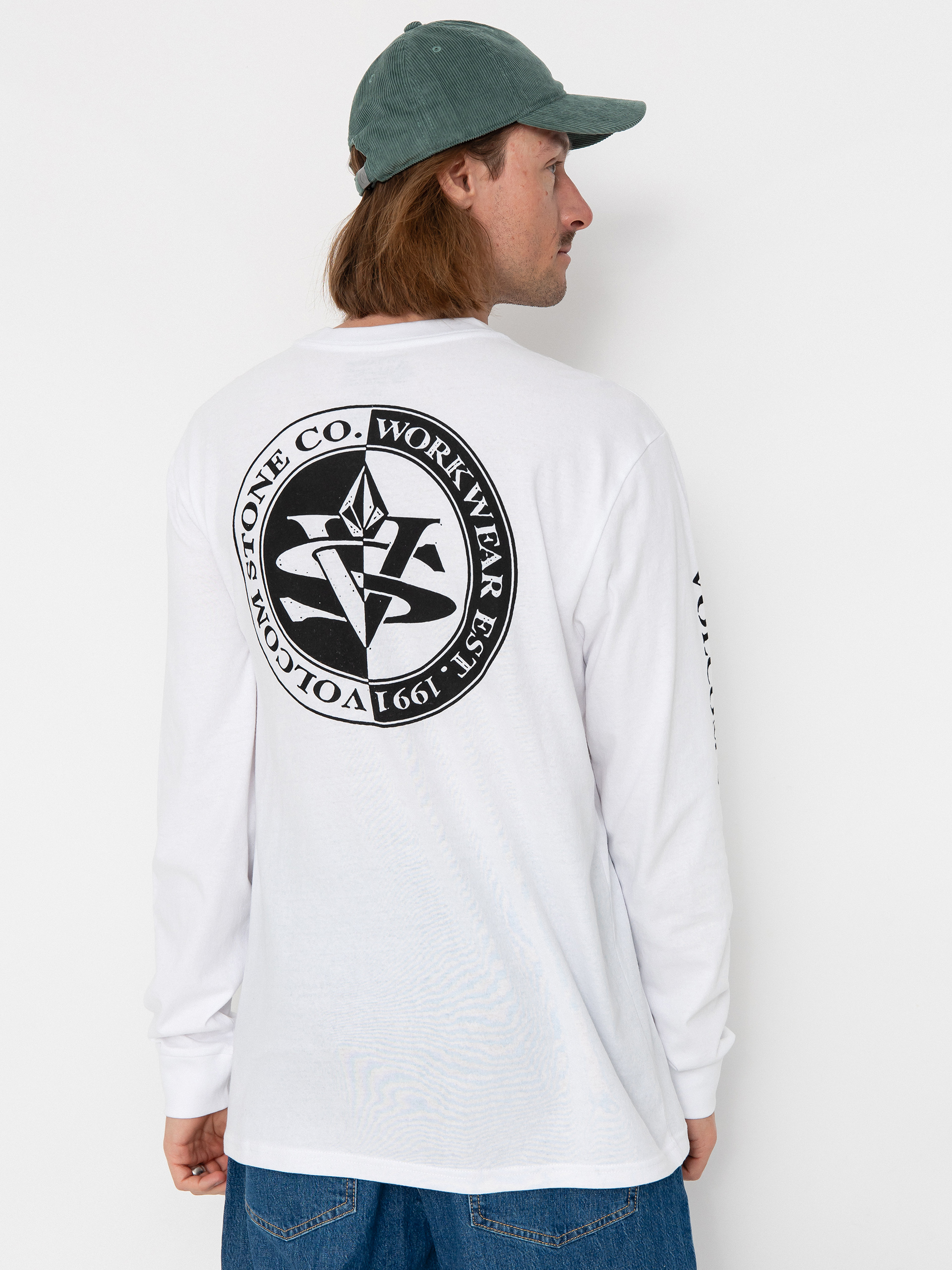 Лонгслів Volcom Excavator (white)