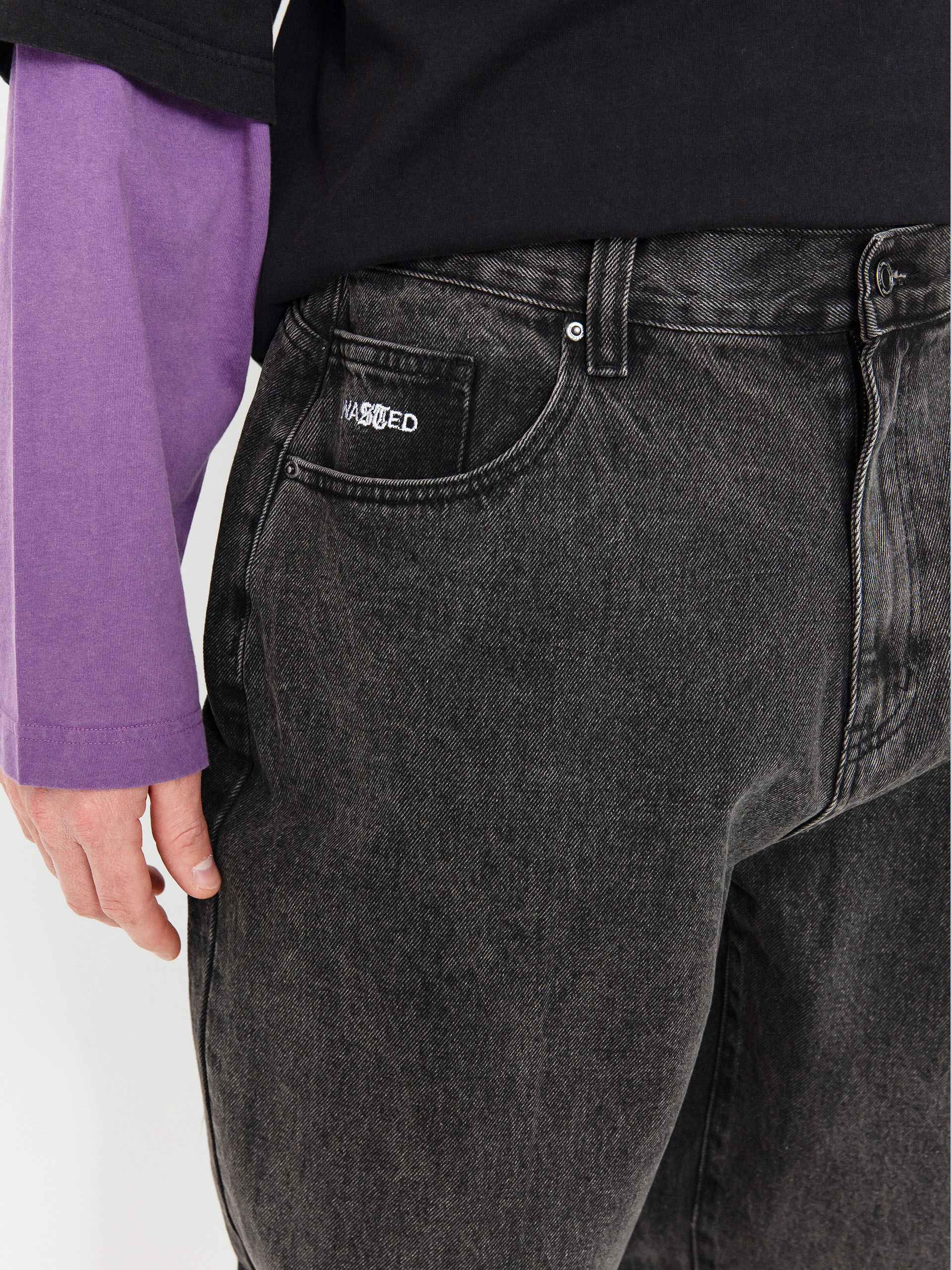 Штани Wasted Paris Signature Rod (faded black)