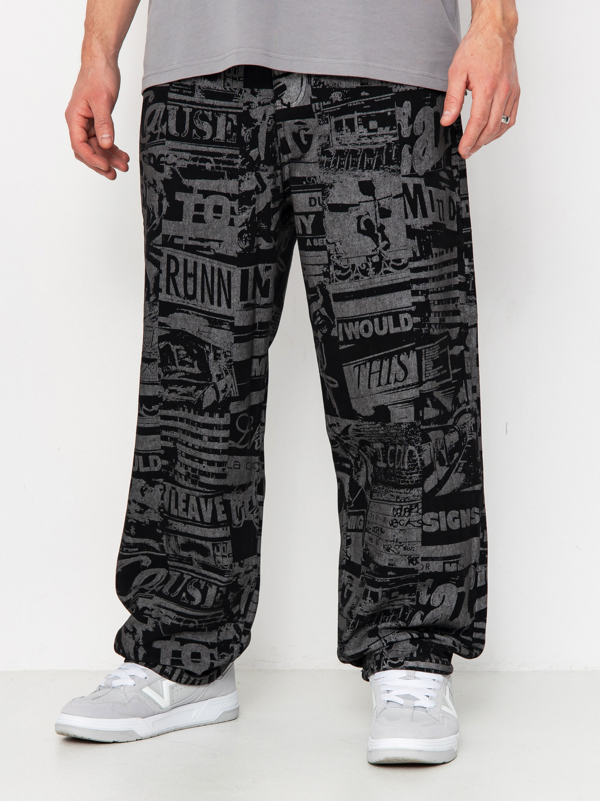 Штани Wasted Paris Mind Casper (faded black/black)
