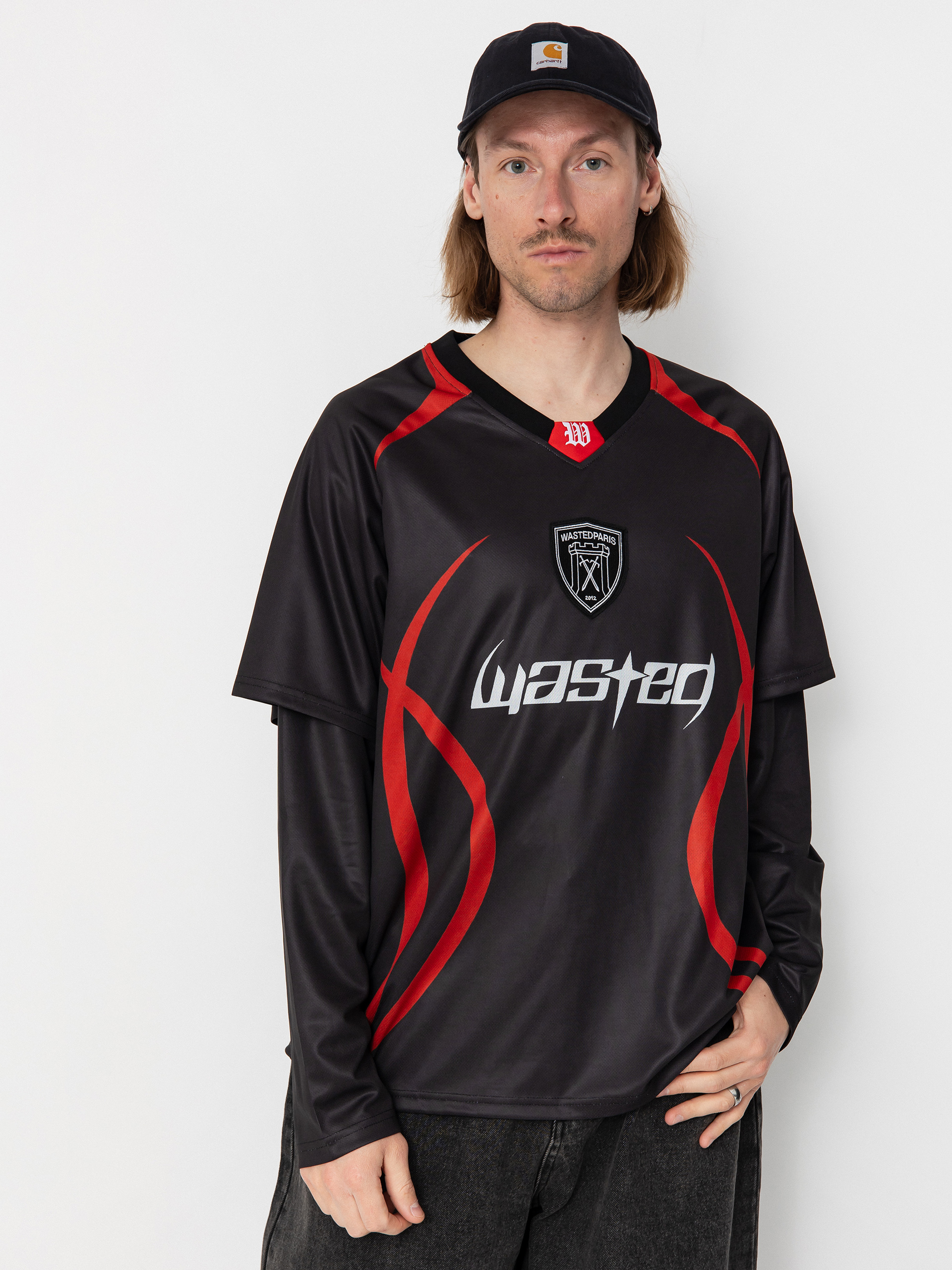 Лонгслів Wasted Paris Blade Football Jersey Age (black)